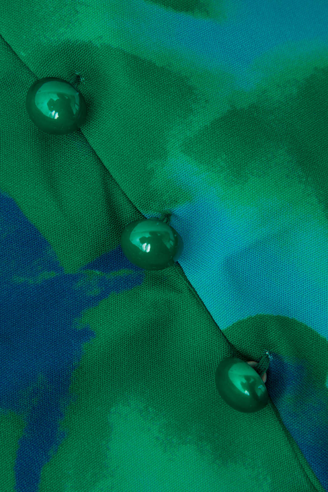 Çiçek Desenli V Yaka Yırtmaçlı maksi Elbise