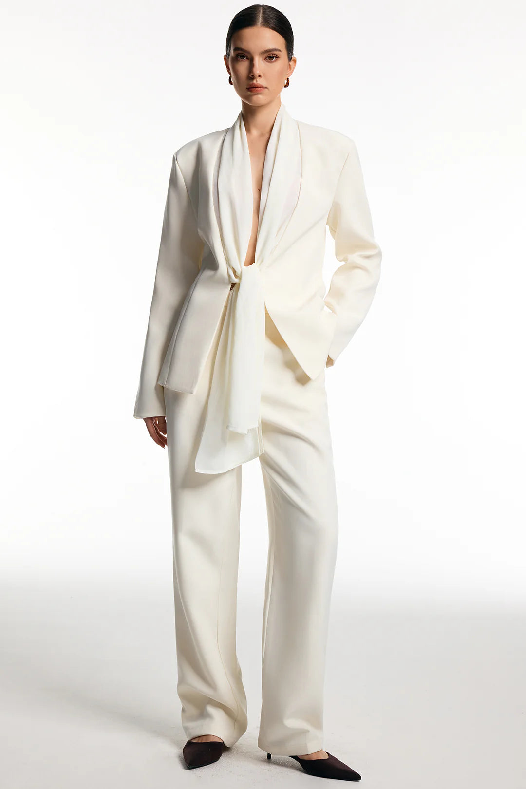 Cepli Düz Paça Pantolon