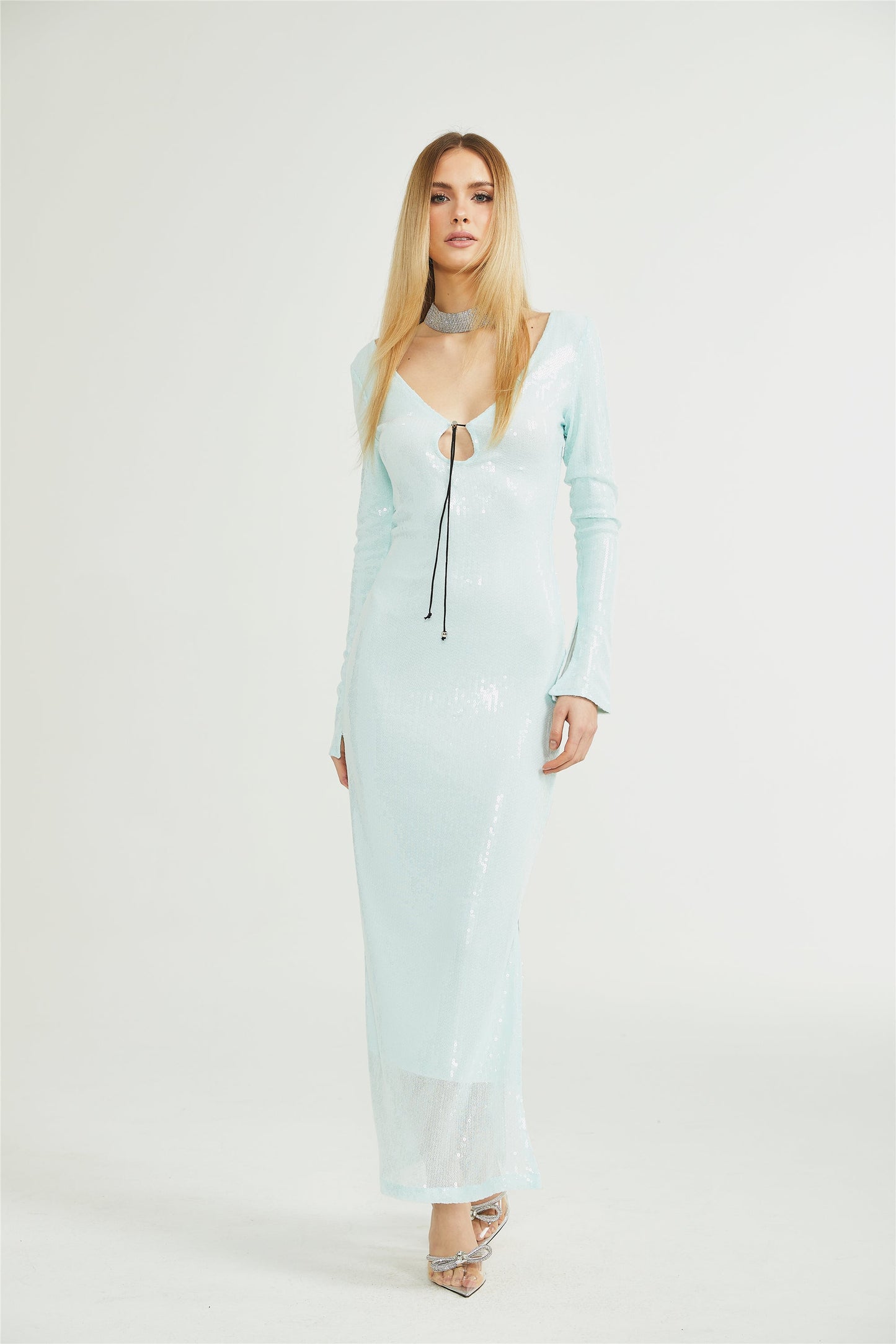 Rosalie midi elbise
