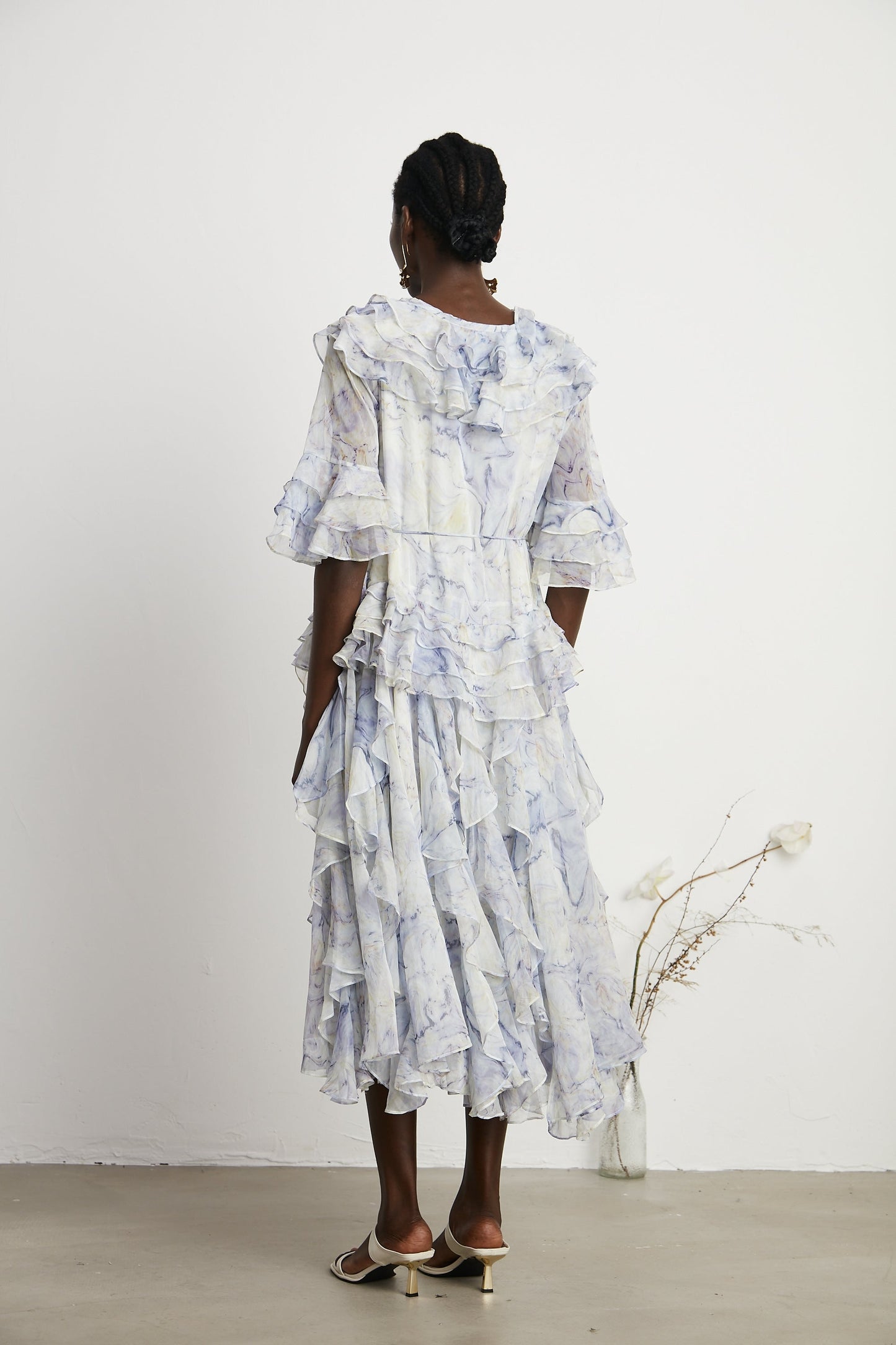 Ellica midi elbise