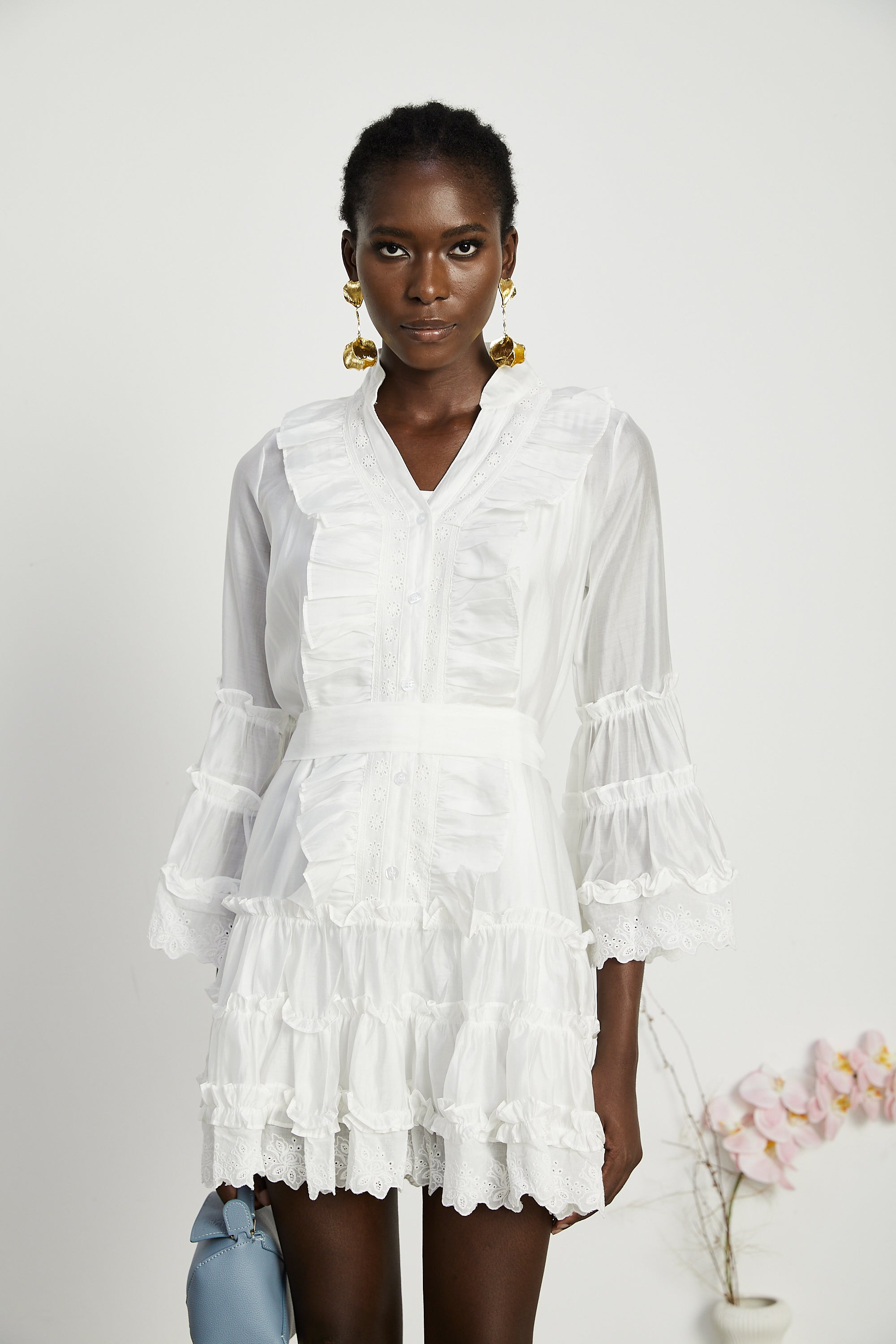 Agathe mini elbise
