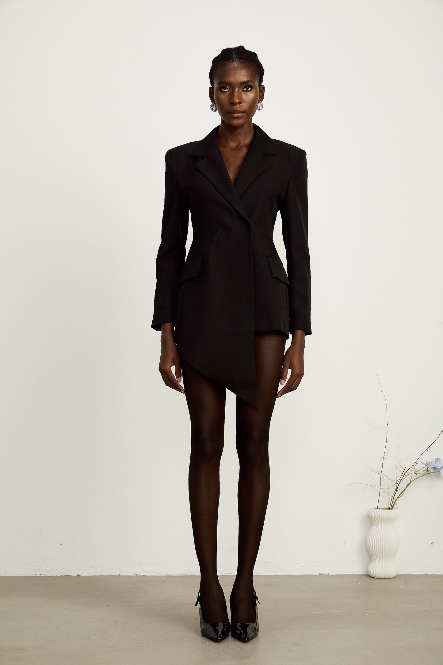 Halley asimetrik blazer ceket