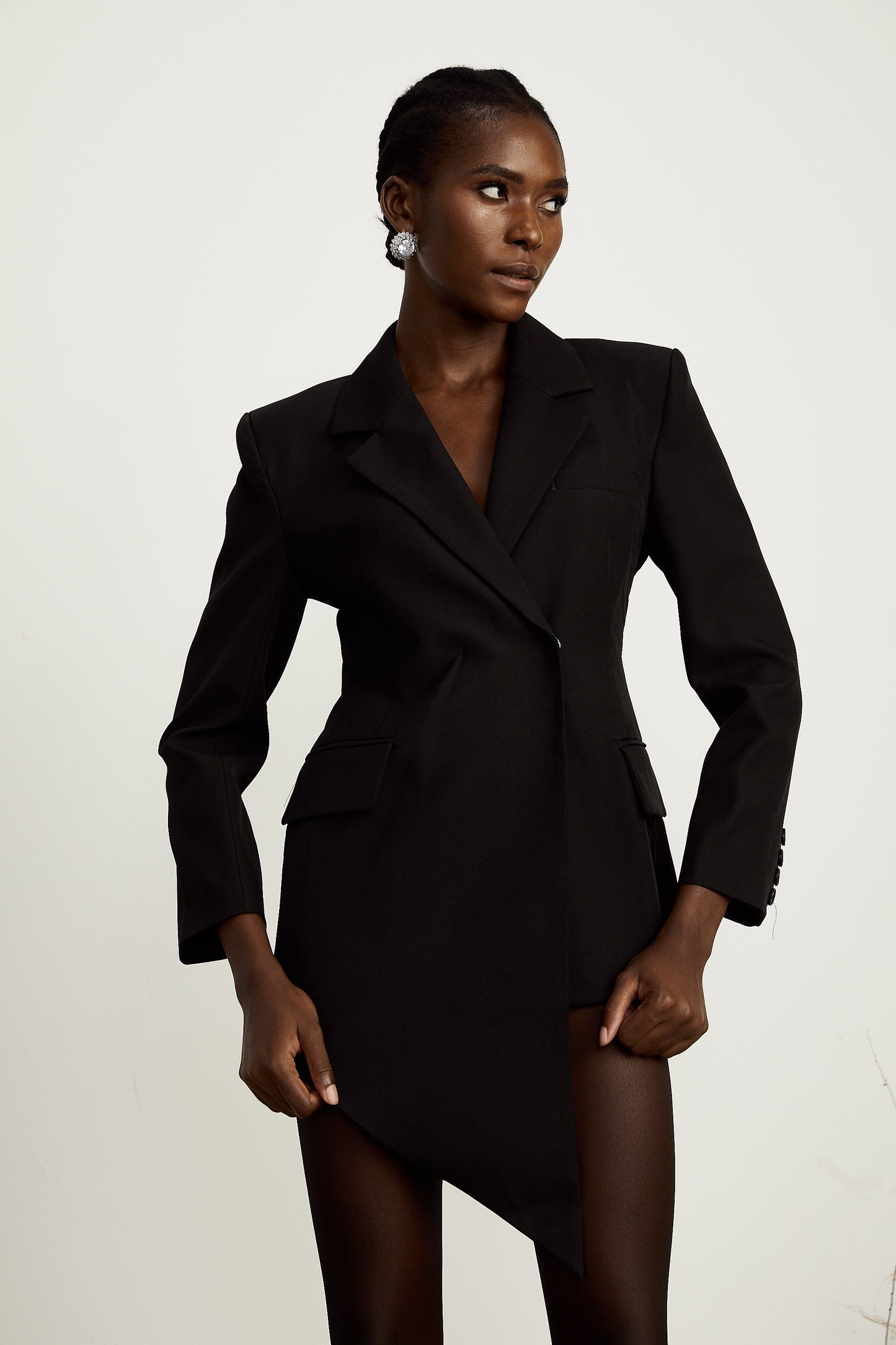 Halley asimetrik blazer ceket