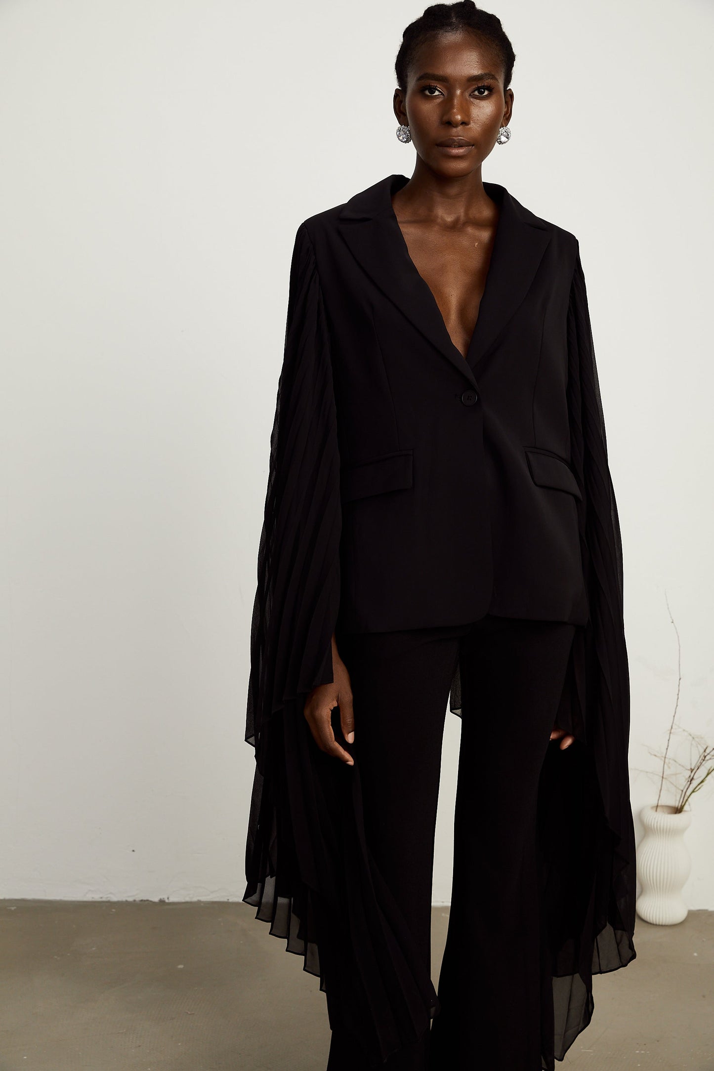 Justine tül blazer ceket