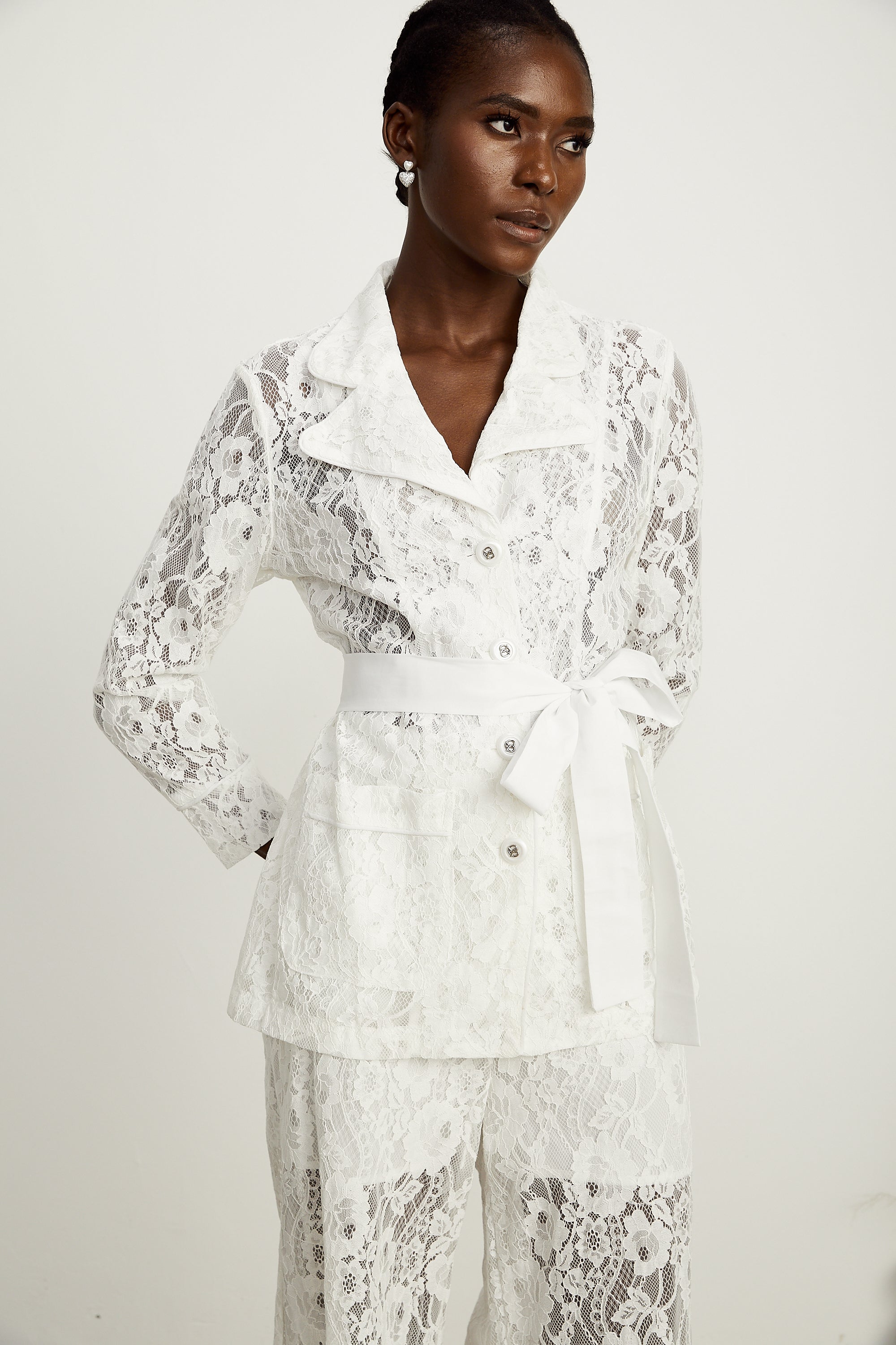 Chloé bağcıklı top ve pantolon takım