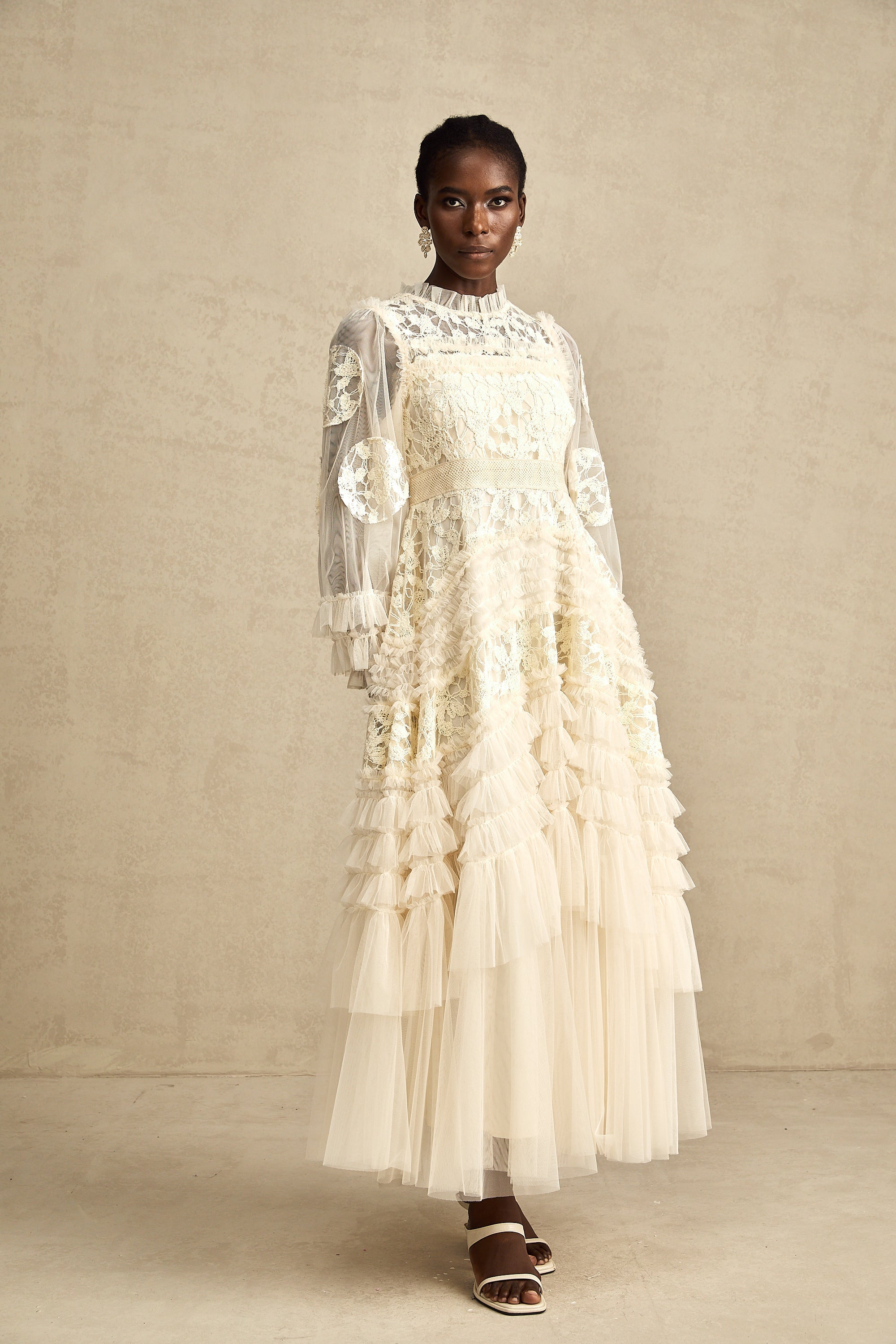 Capucine maksi elbise