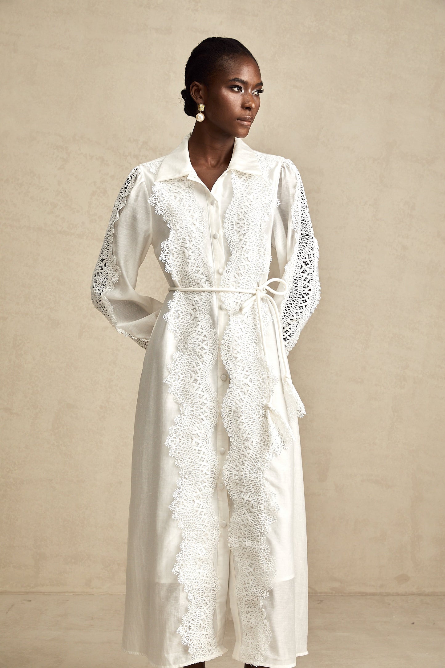 Colette midi elbise