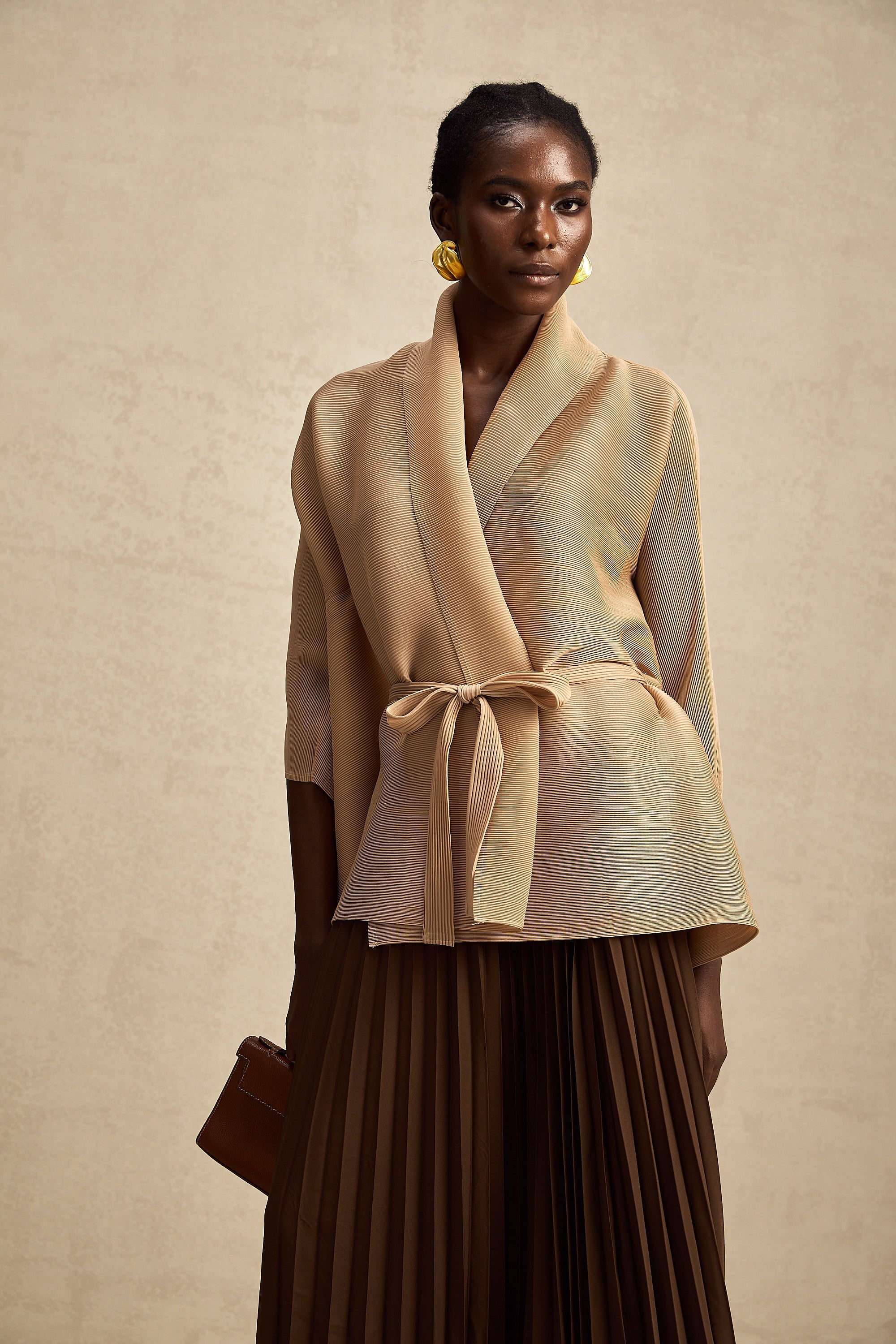 Pilili Üst Ve Etek Takım