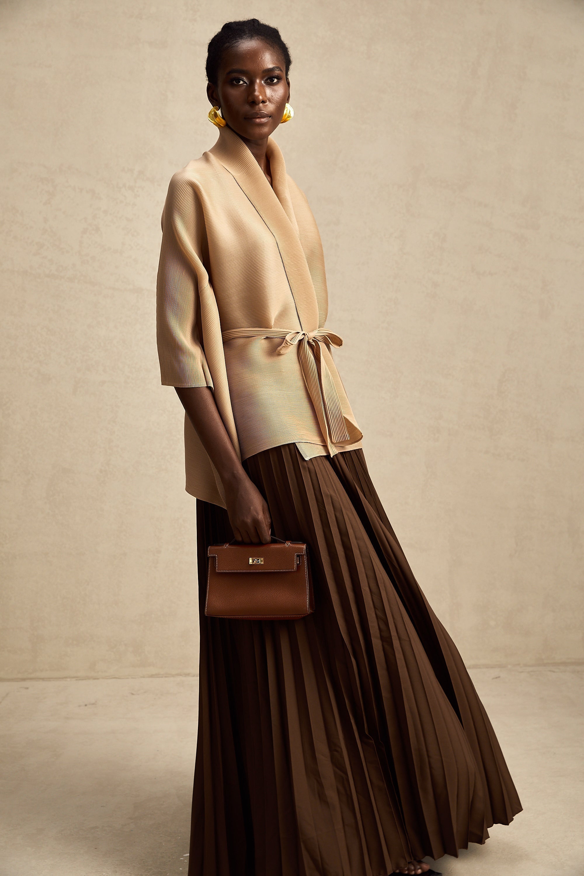 Pilili Üst Ve Etek Takım