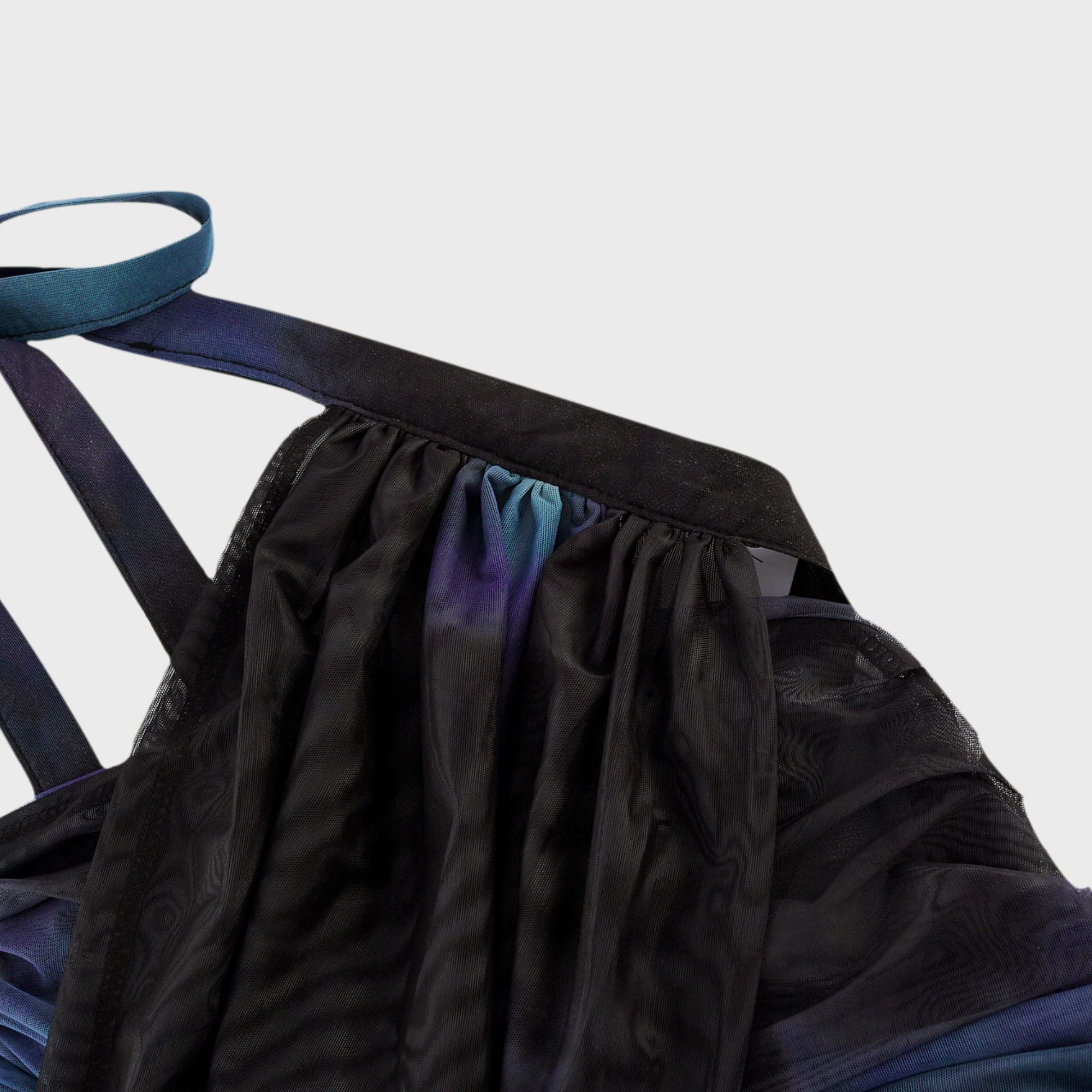 Céleste pile midi elbise