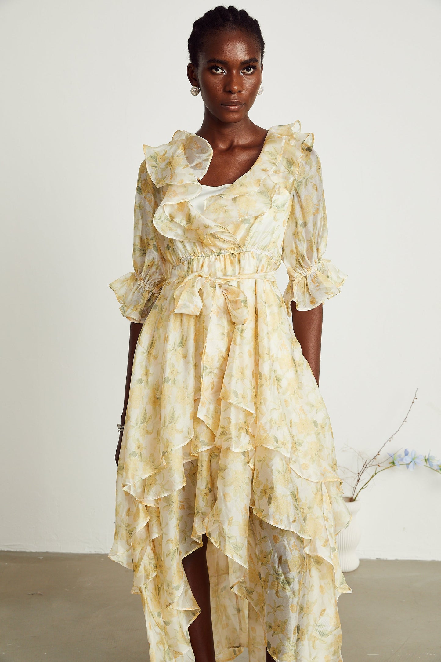 Amelie midi elbise