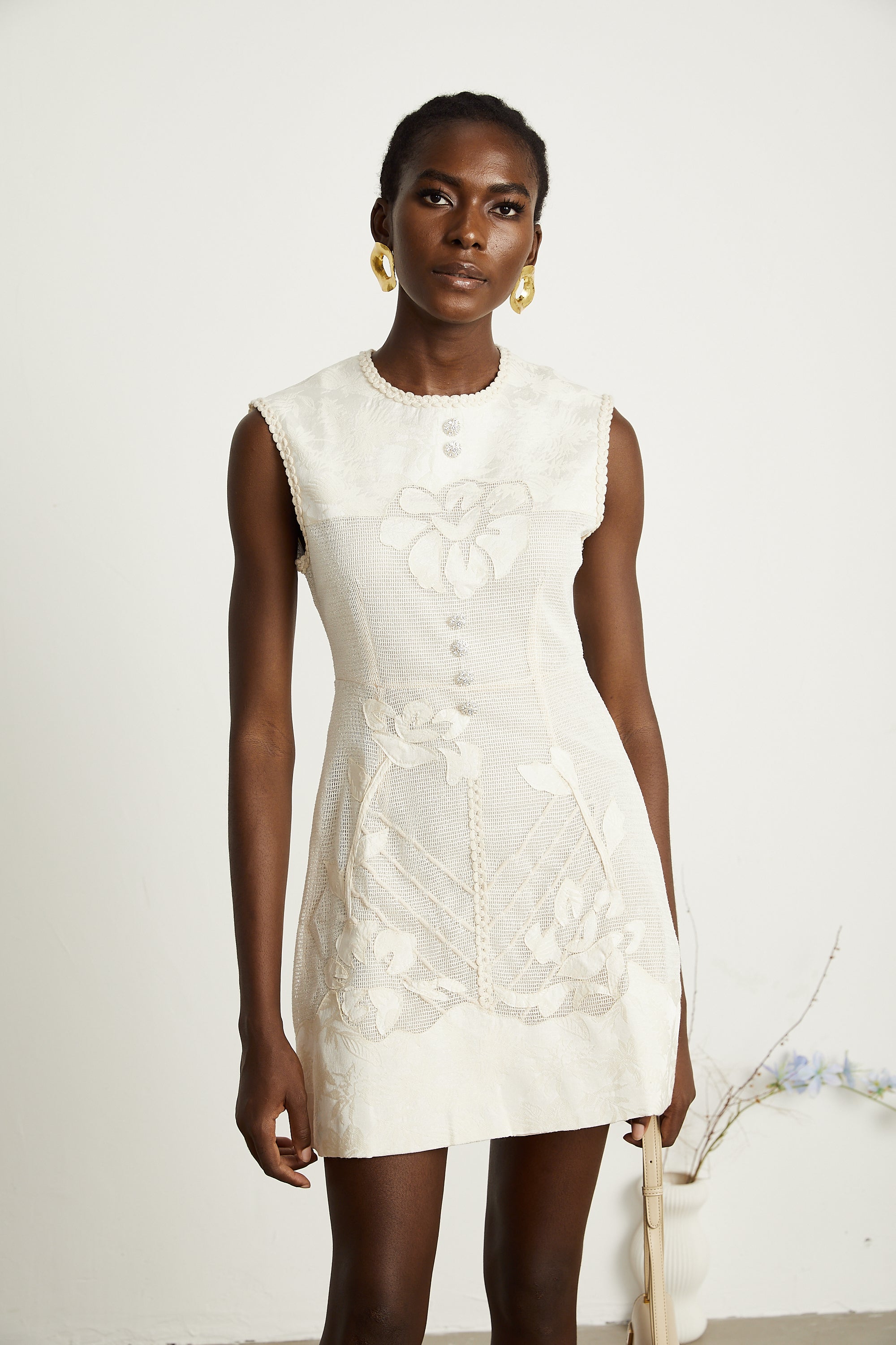 Capucine mini elbise