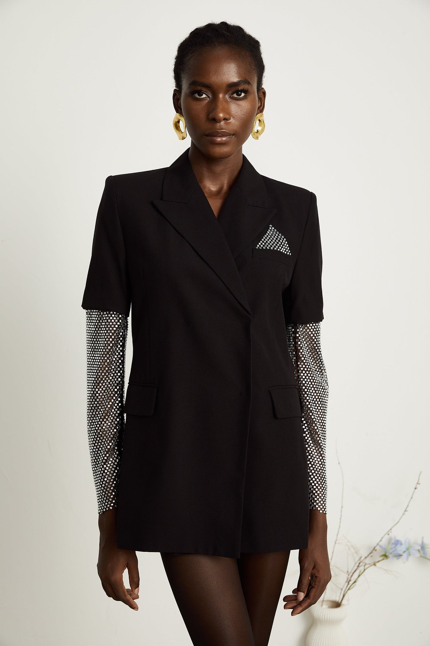 Lucille kristal blazer ceket