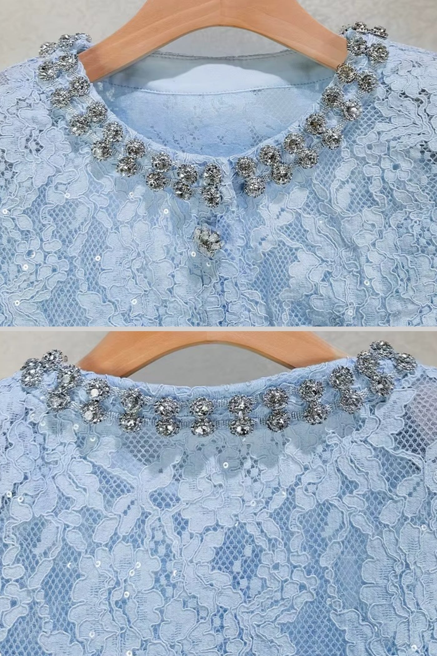 Midi Etekli Dantel Takım