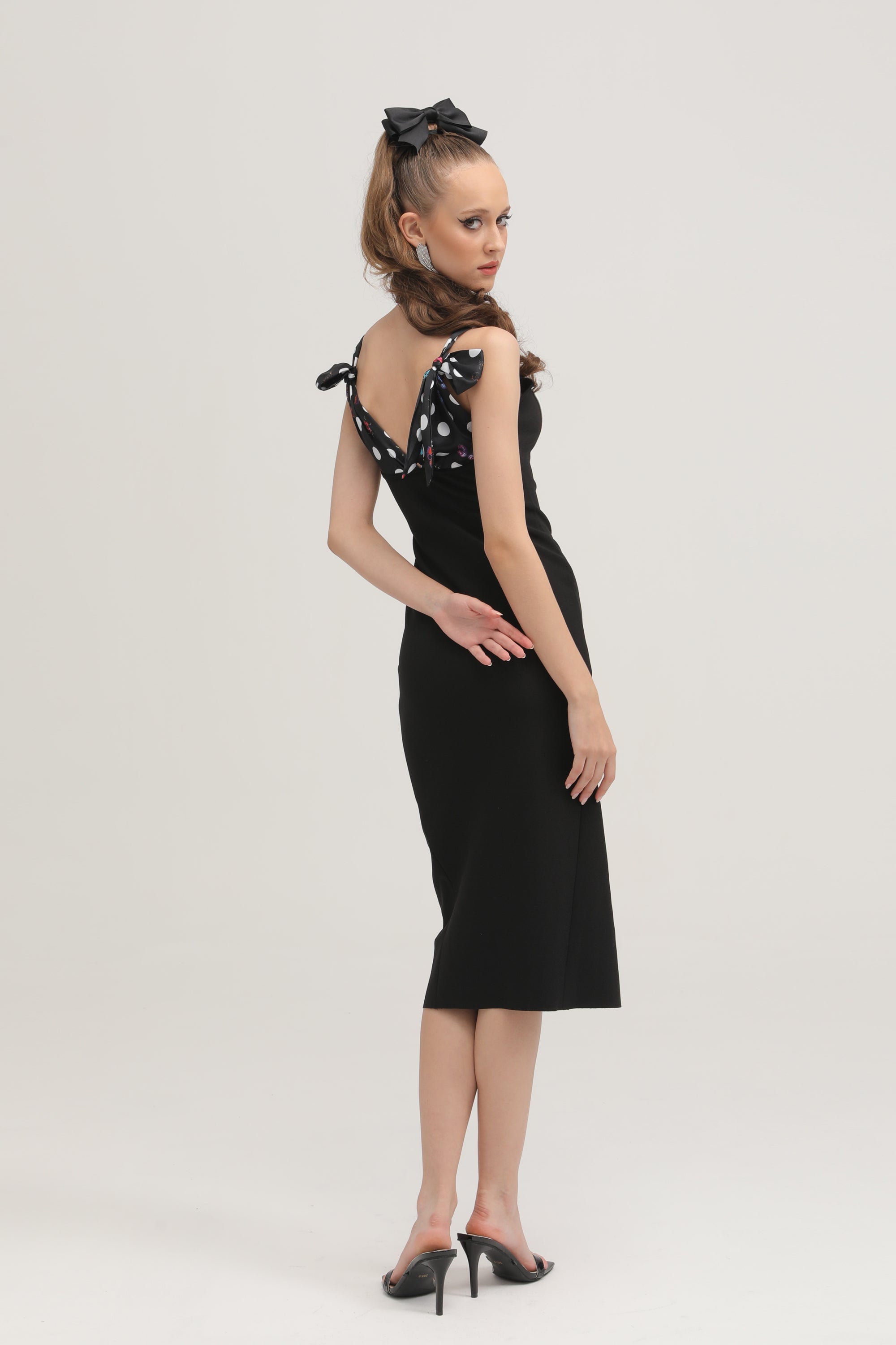 Ceridwen midi elbise