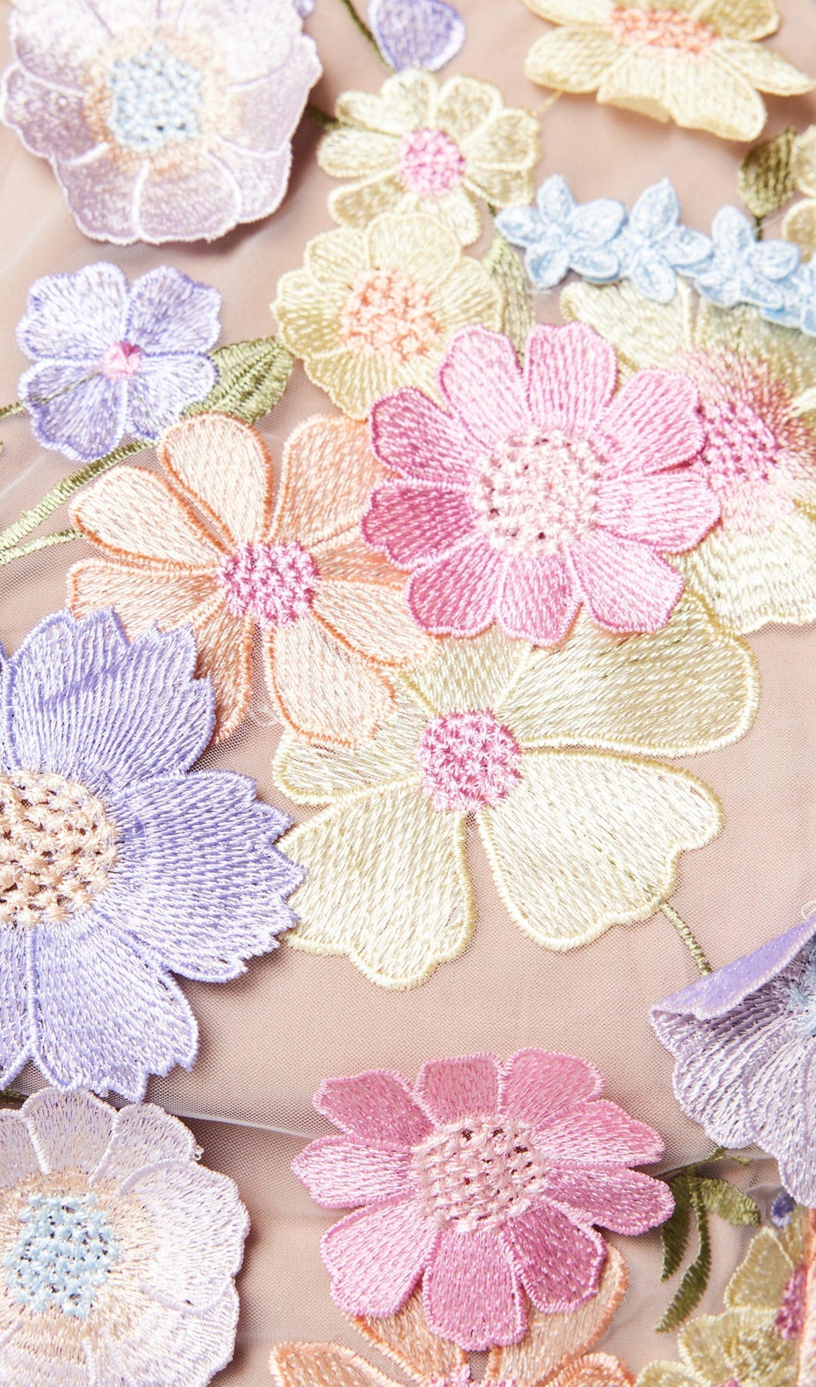 İşlemeli Mini Etek Takımı