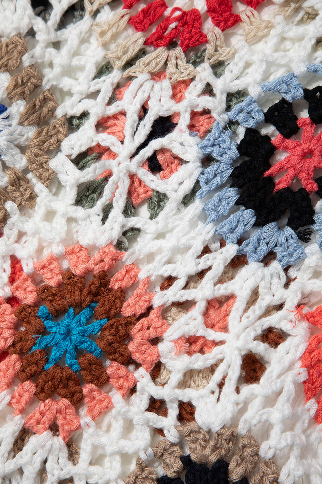 Çiçekli Tığ Askılı Üst ve Mayo Eteği Pareo Takım