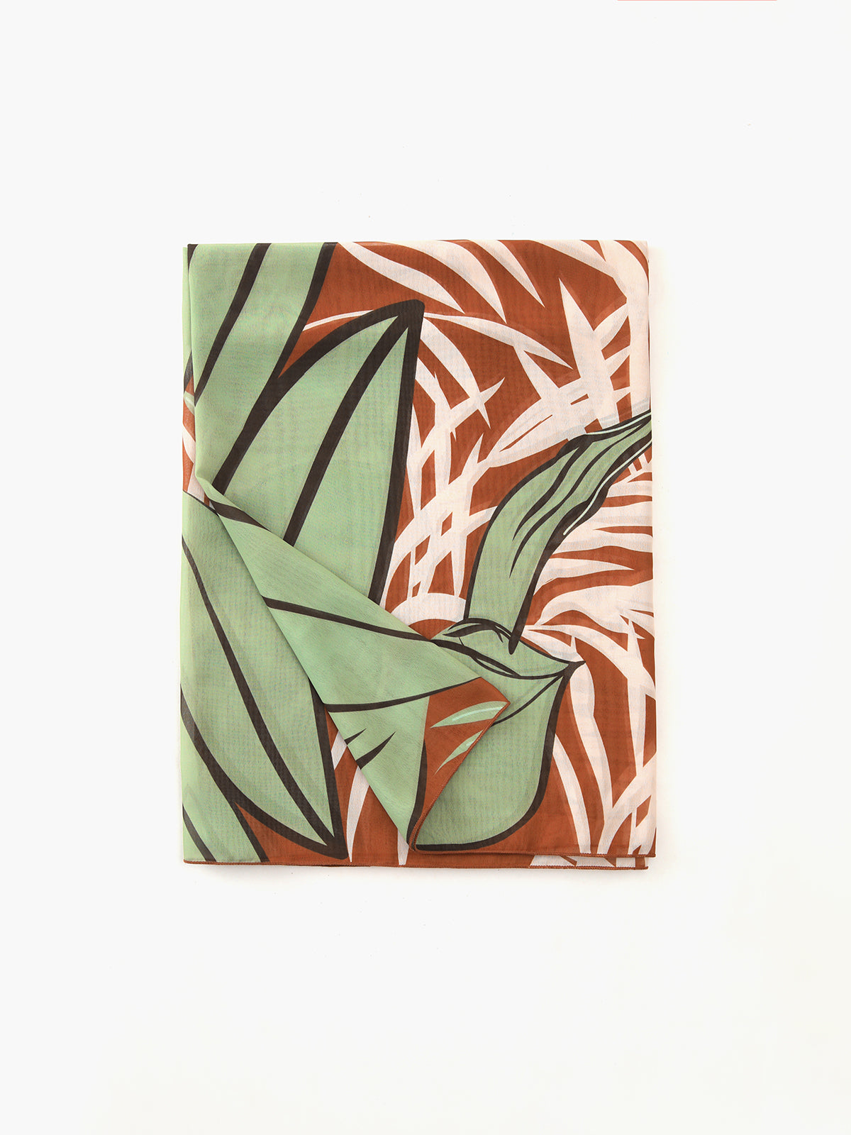 Yaprak Baskılı Sarma Mayo Eteği Pareo