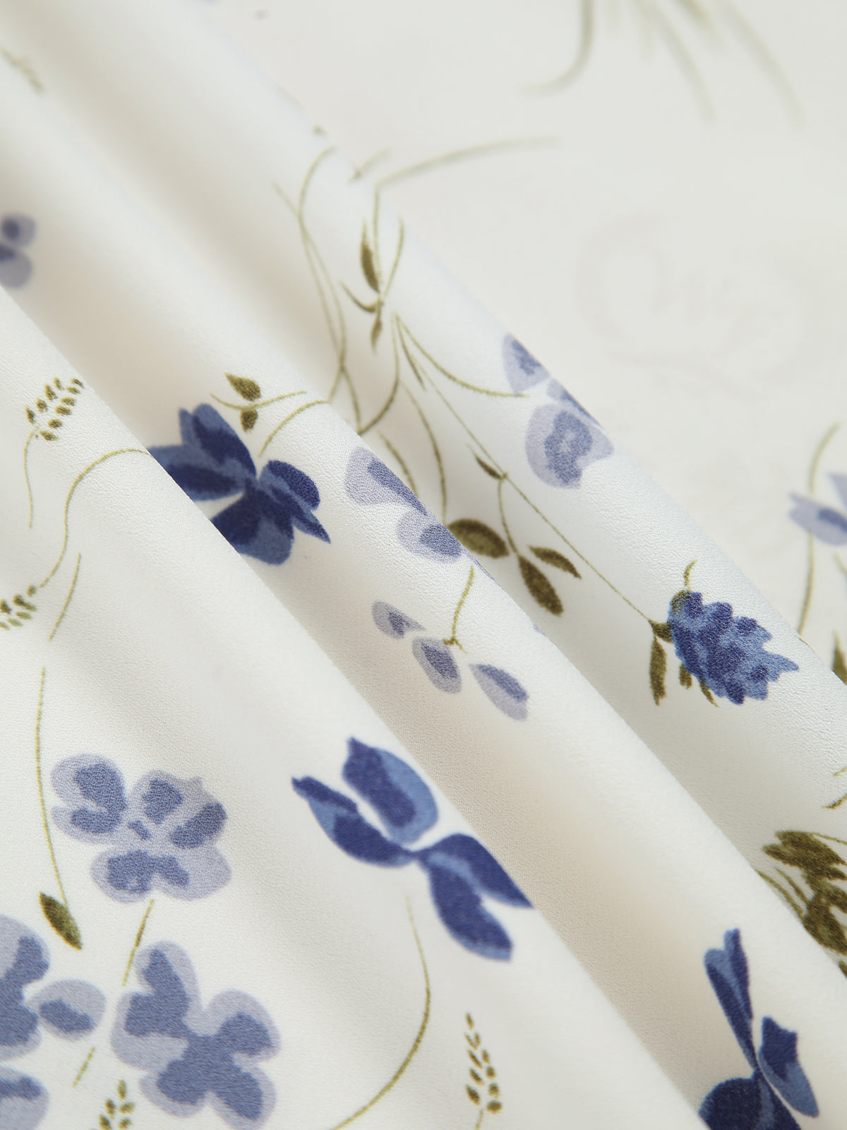 Desenli Fırfırlı Mini Elbise