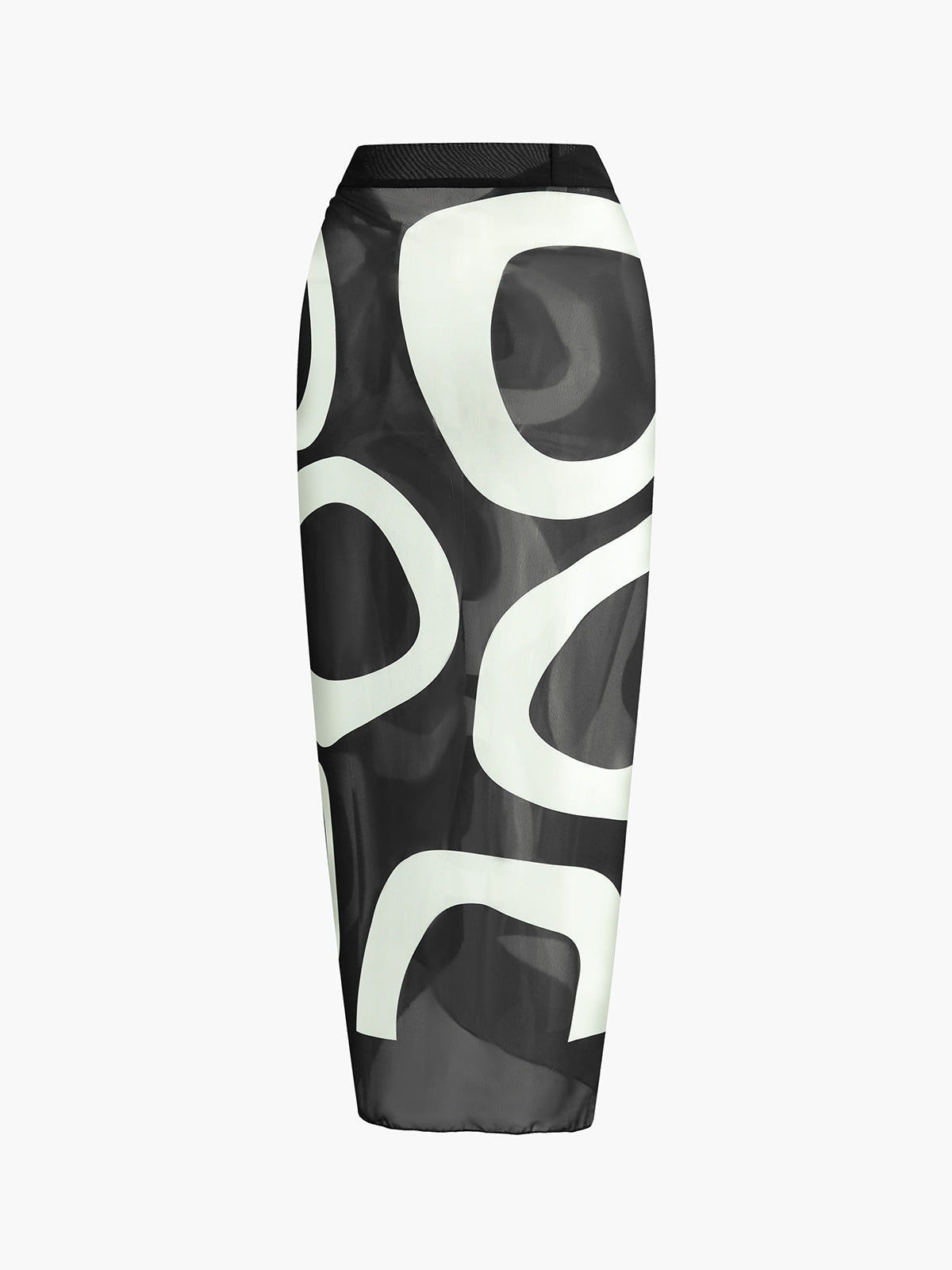 Şifon Bağlamalı Mayo Eteği Pareo