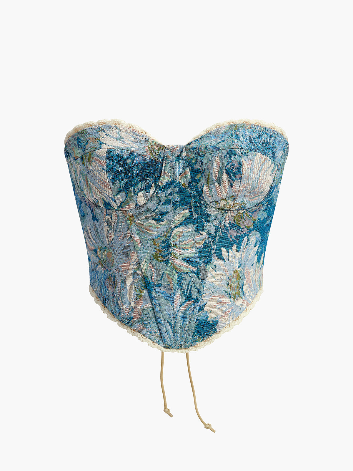 Çiçek Desenli Düz Büstiyer