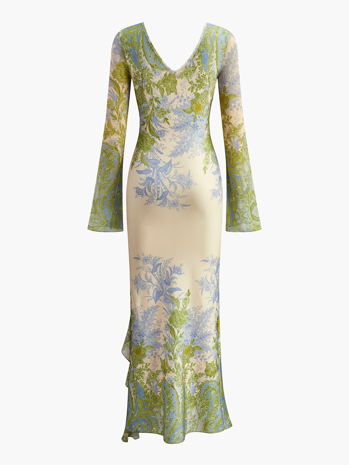 Baskılı Midi Elbise