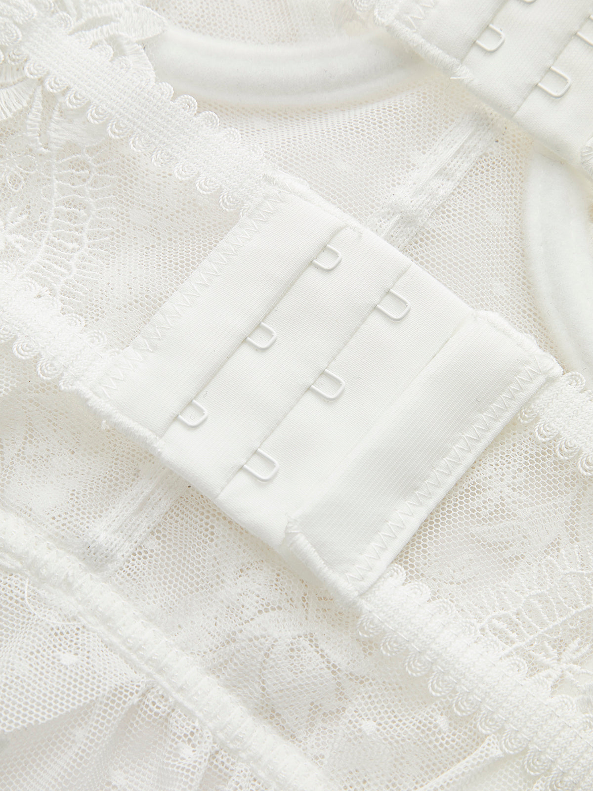 Çiçek Desenli Düz Büstiyer