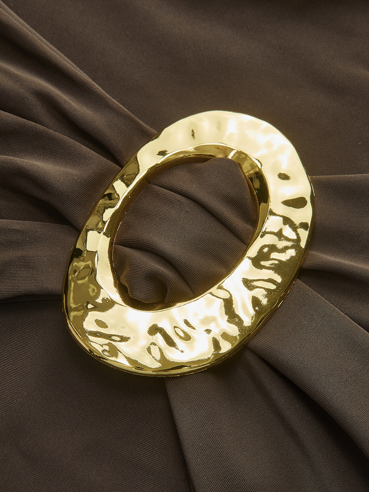 Oval Halka Detaylı Bikini ve Mayo Eteği Takım