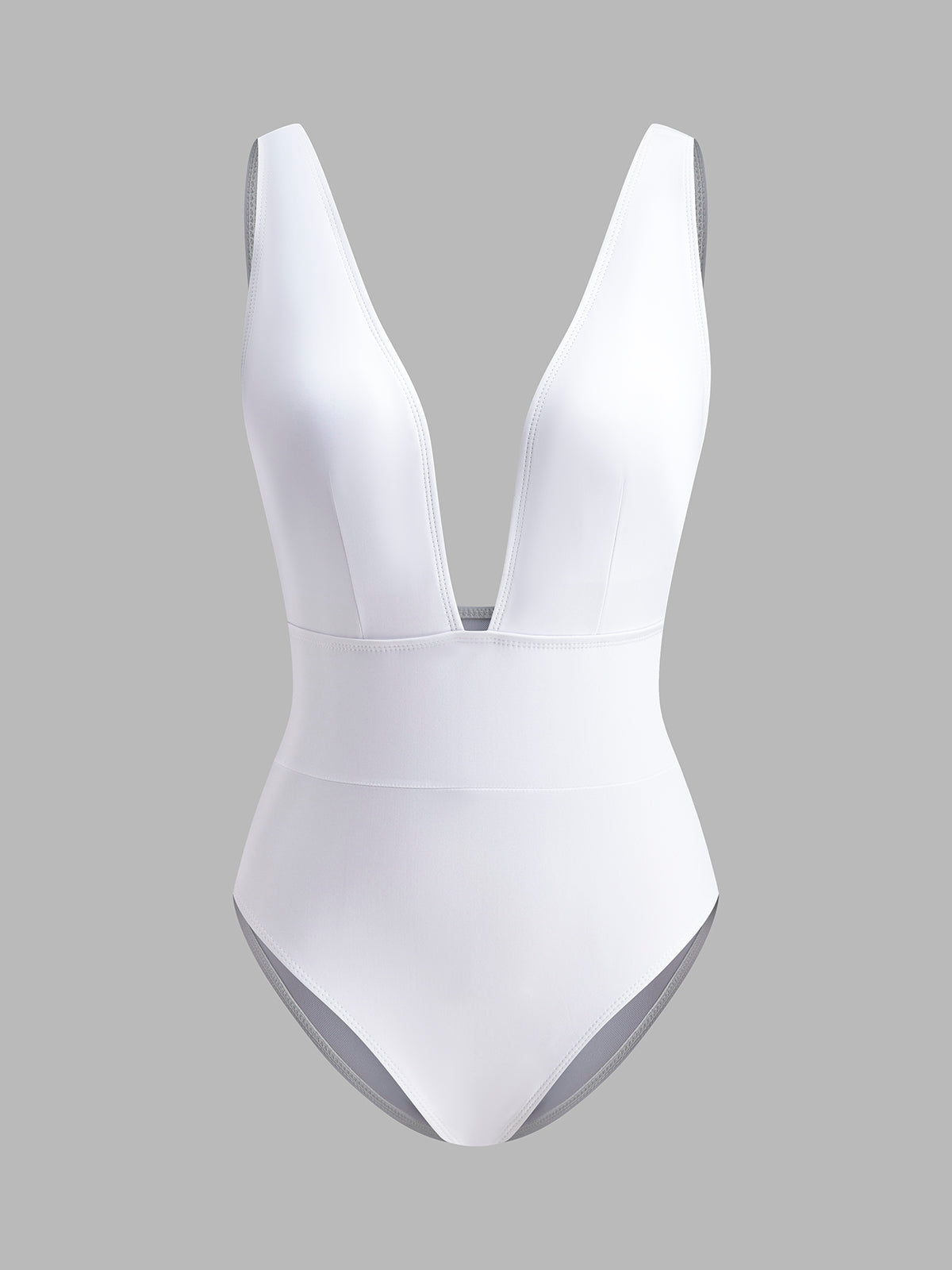 Derin V Yaka Tek Parça Mayo