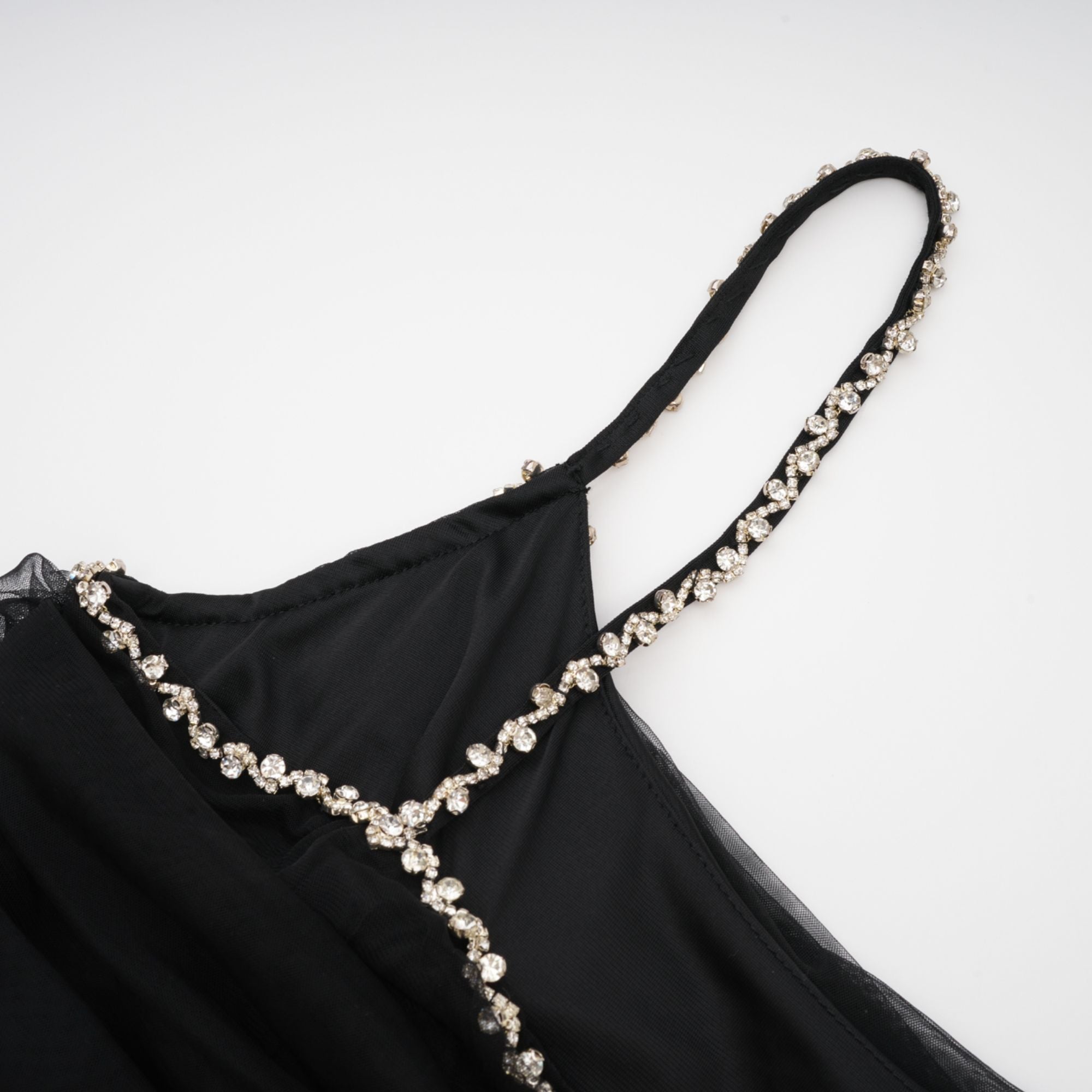 Catriona tül mini elbise