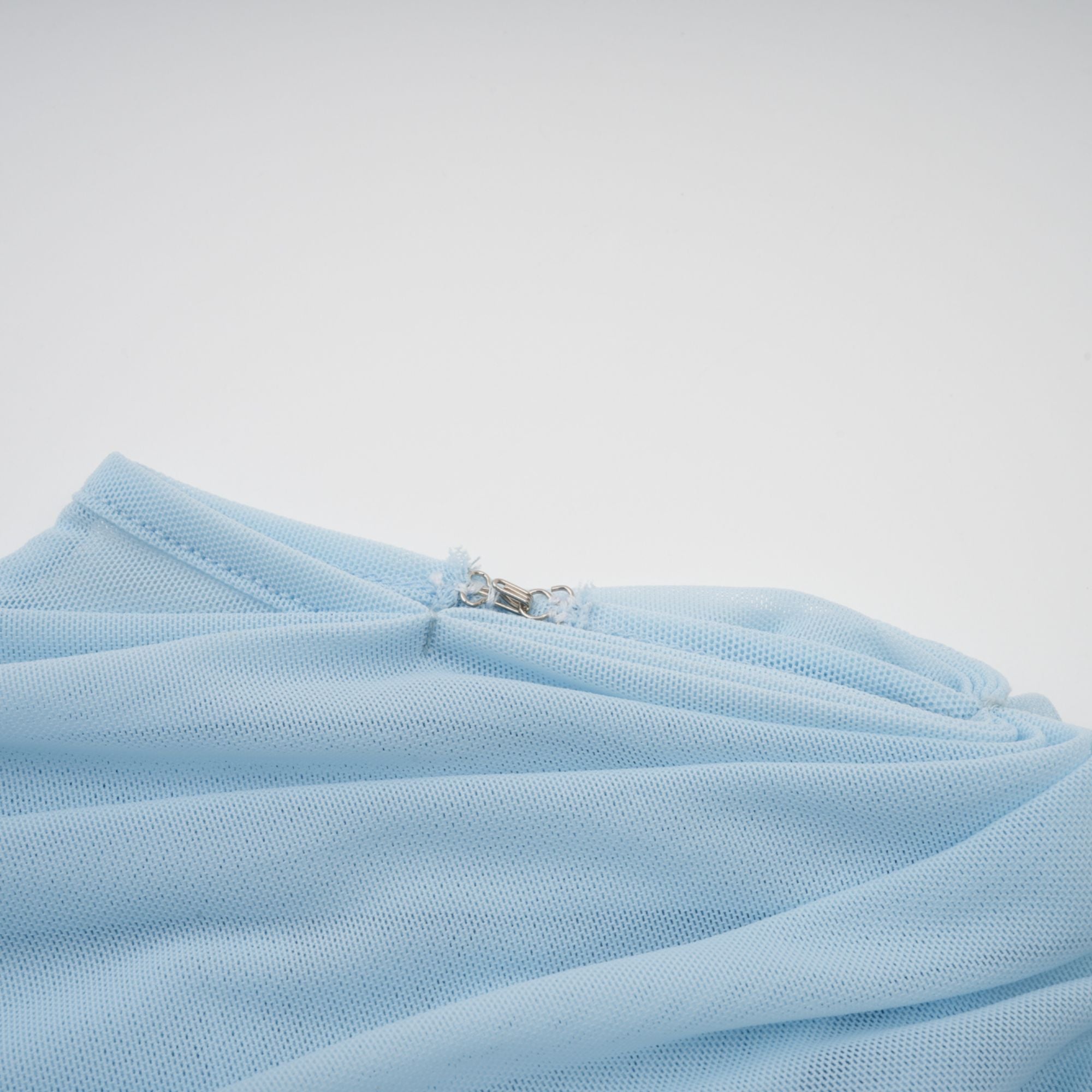 Catherine Asimetrik Plise Uzun Elbise