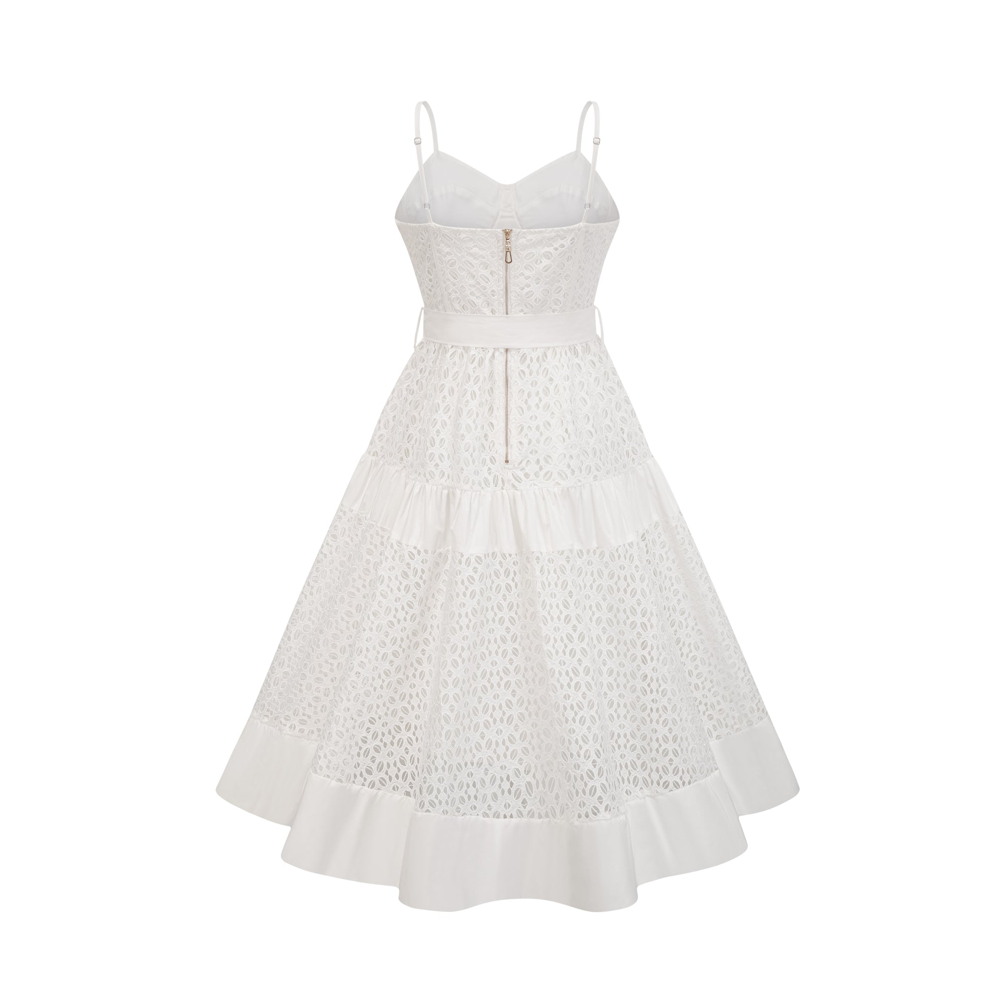 Catriona kuşak midi elbise