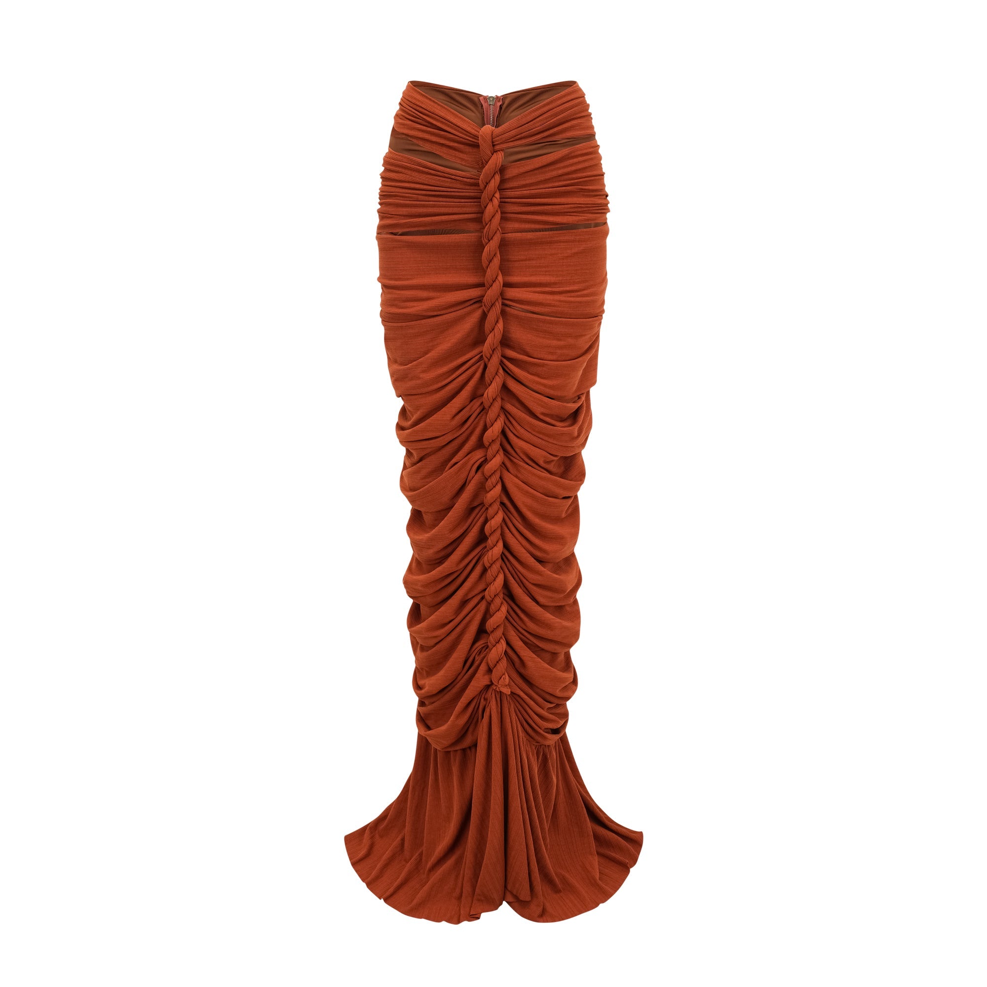 Célestine Burgu Detaylı Kesik Bluz ve Etek Takımı