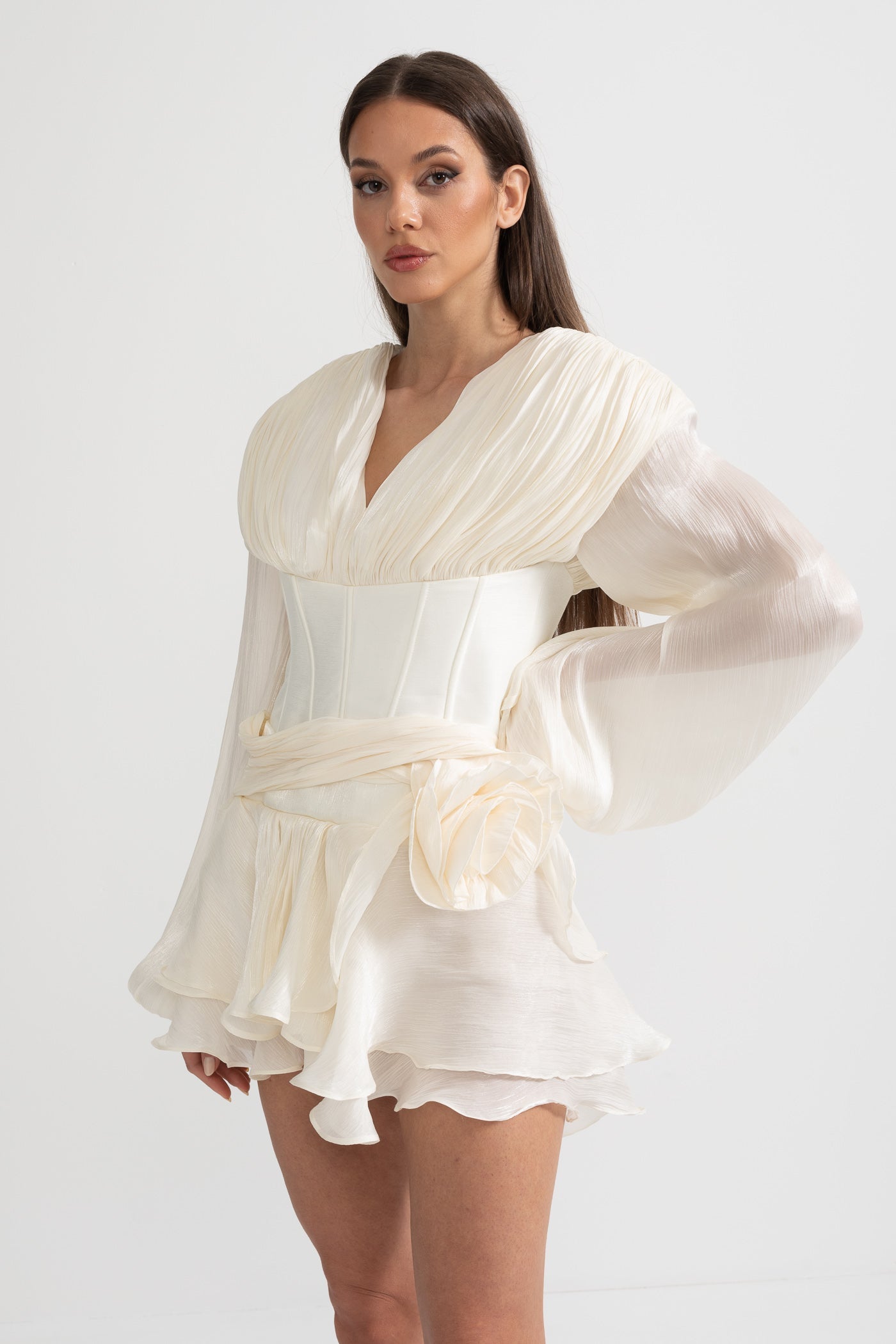 Kabarık Mini Elbise