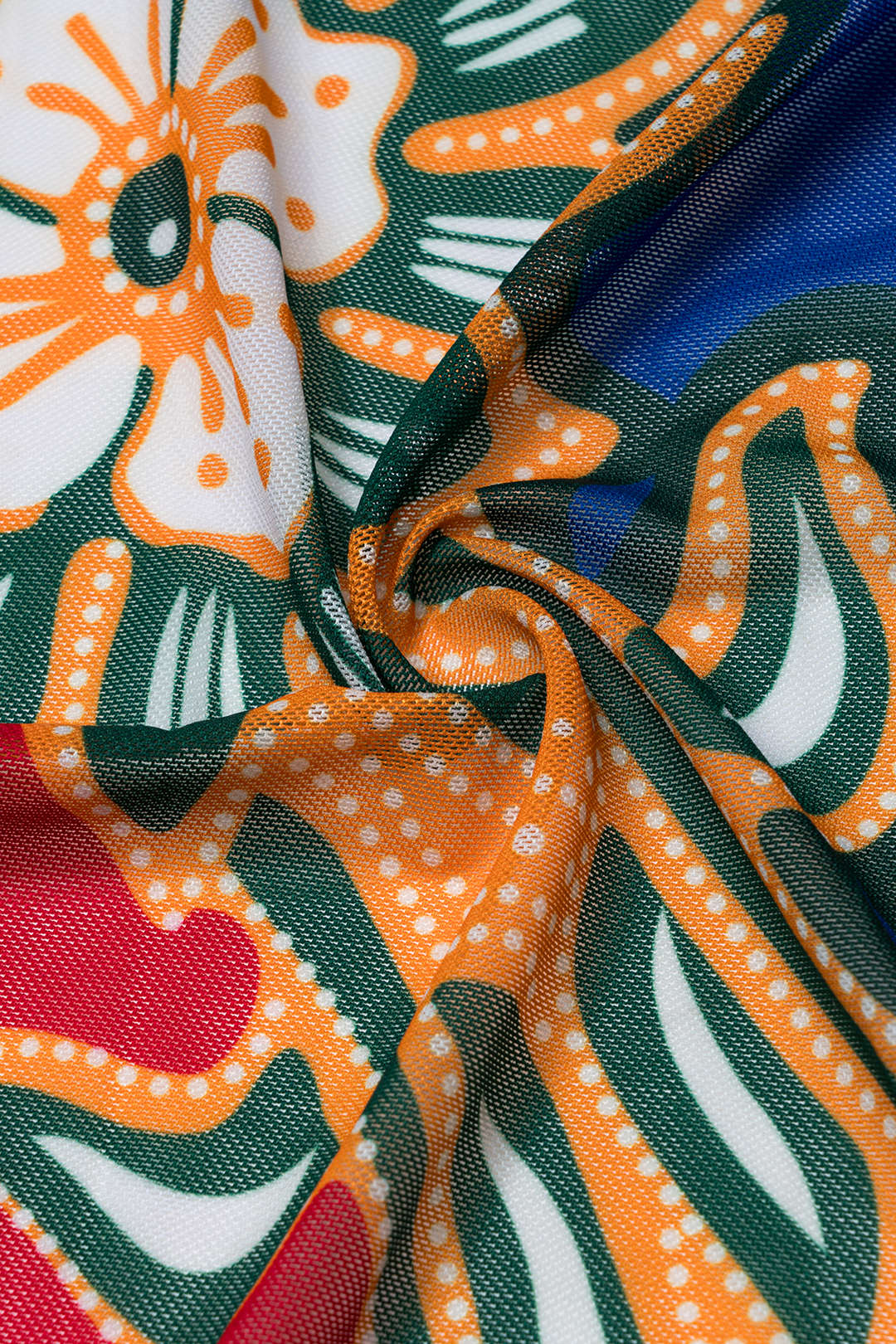 Çiçek Desenli Büzgülü Bağlamalı Bikini ve Mayo Eteği Pareo Takım