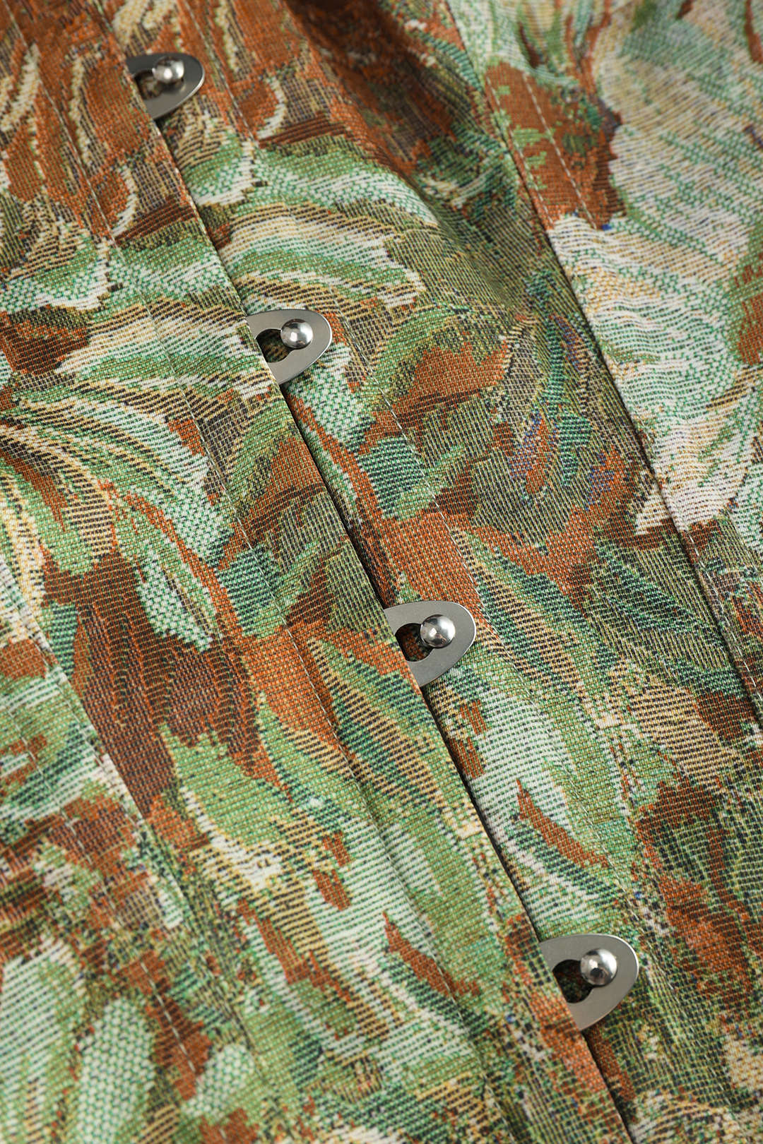 Çiçek Desenli Straplez Bağlama Detaylı Korseli Tüp Üst