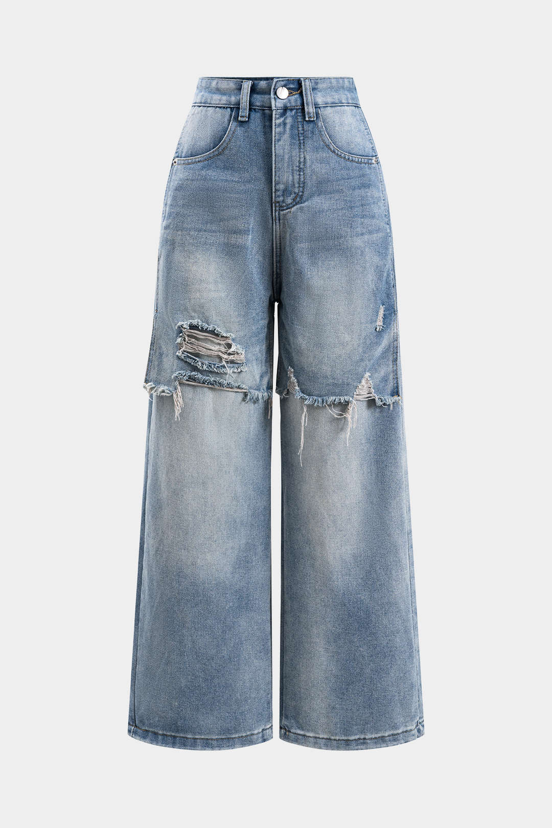 Denim Barrel Kot
