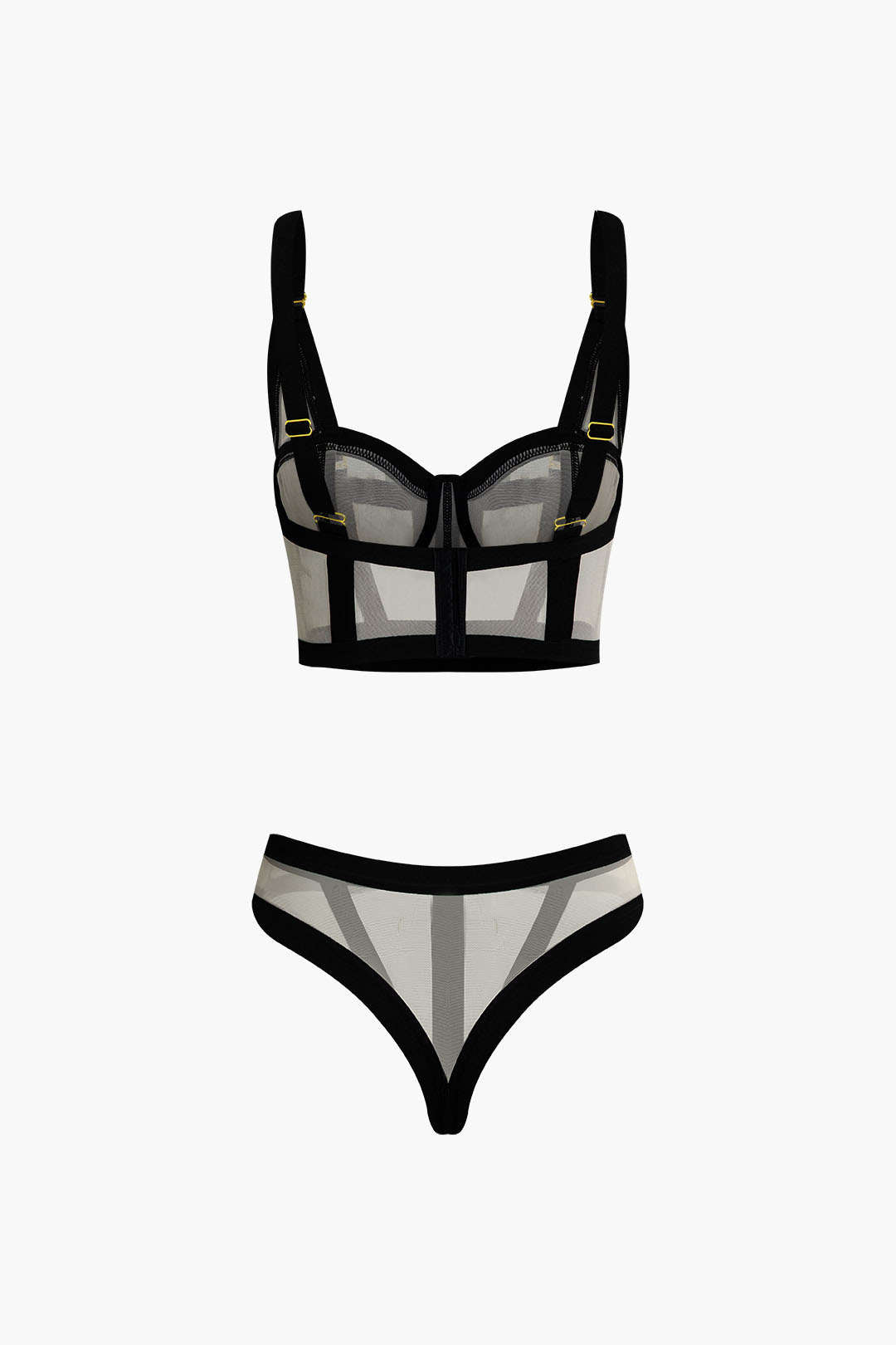 Mesh Two-Piece Lingerie
