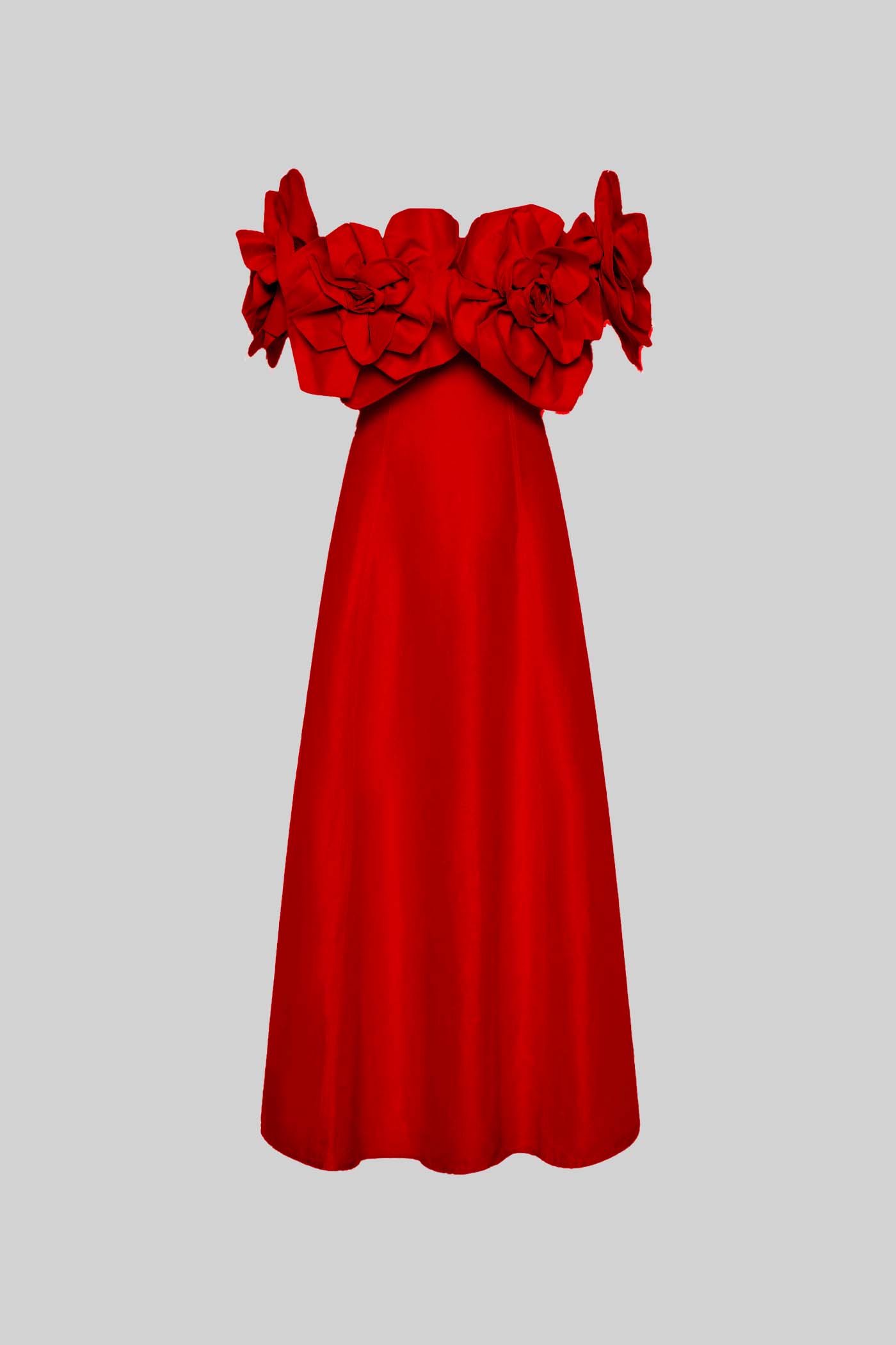 Çiçek Desenli Midi Elbise