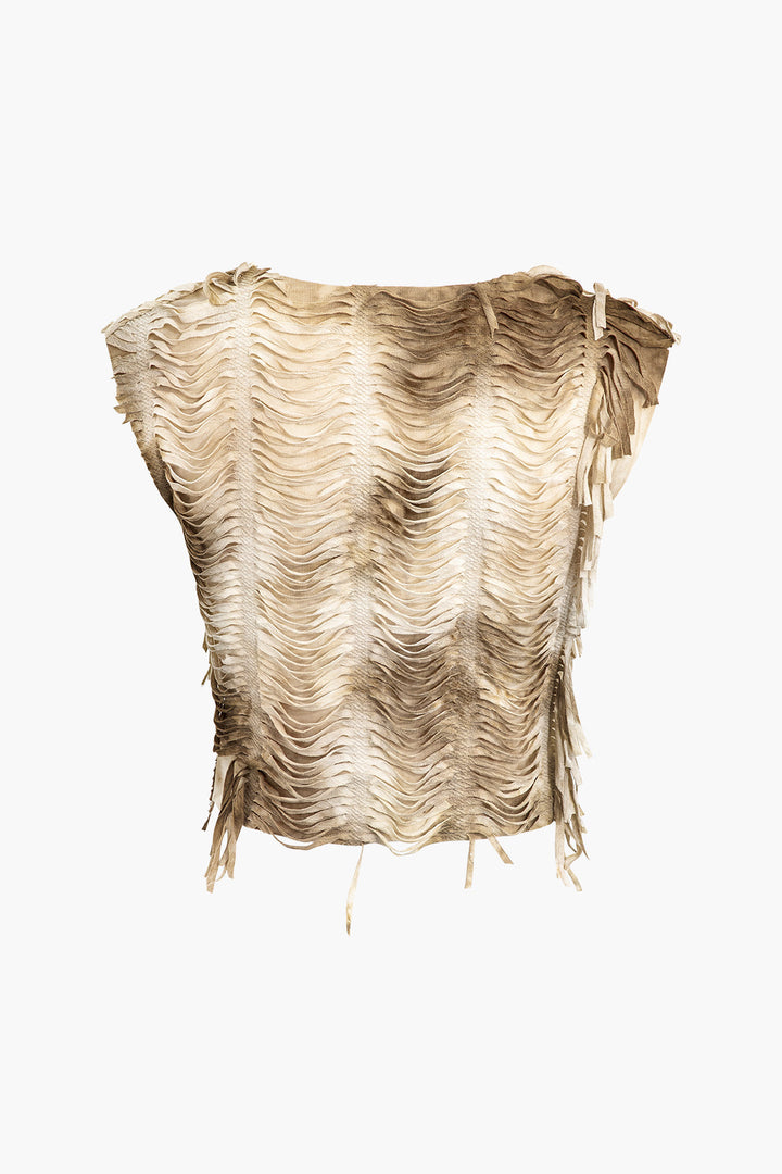 Rave Crop Top ve Yırtmaçlı Etek Takım