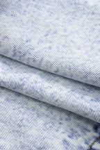 Denim Yüksek Bel Şort
