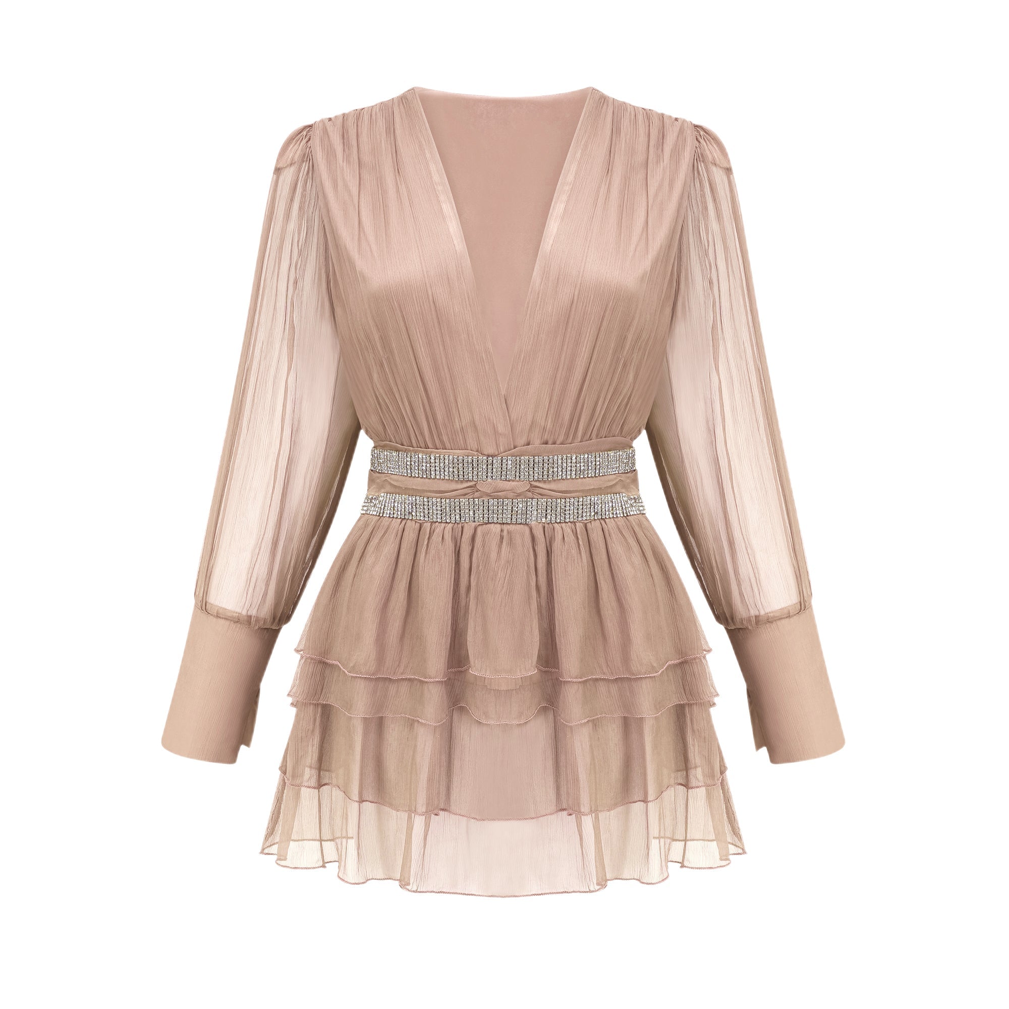 Ellica kristal mini elbise