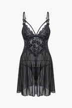 Dantel Şeffaf Nakışlı Bustier Gece Elbisesi