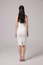 Titania büstiyer midi elbise