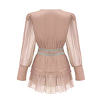 Ellica kristal mini elbise