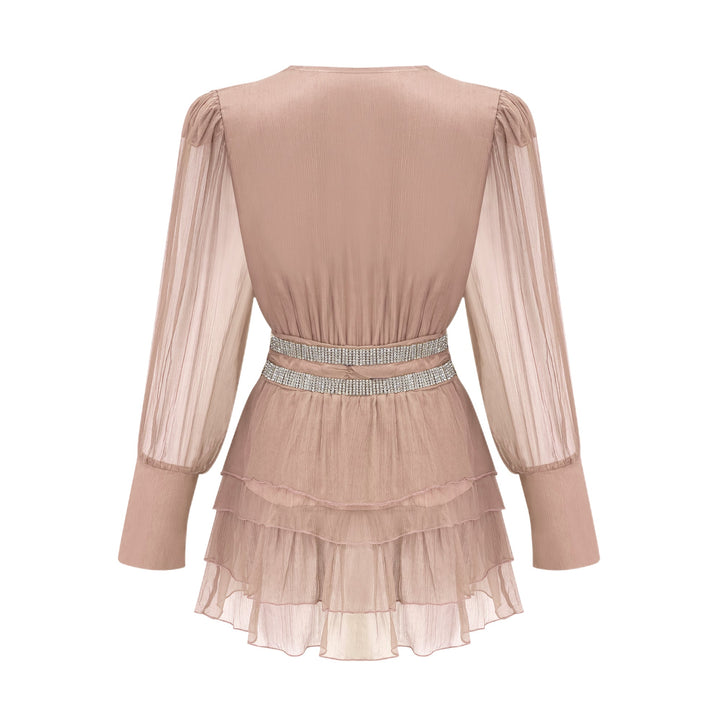 Ellica kristal mini elbise