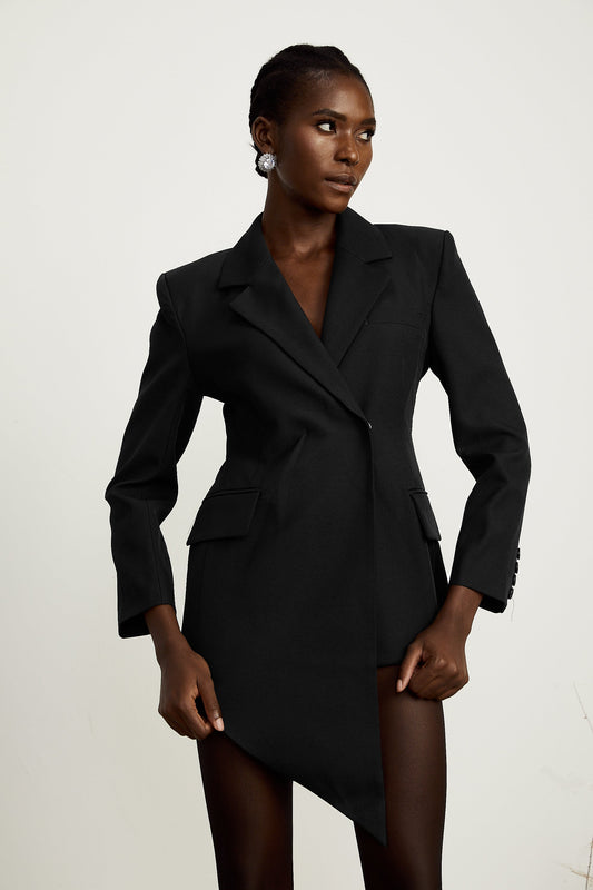 Halley asimetrik blazer ceket