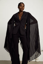 Justine tül blazer ceket