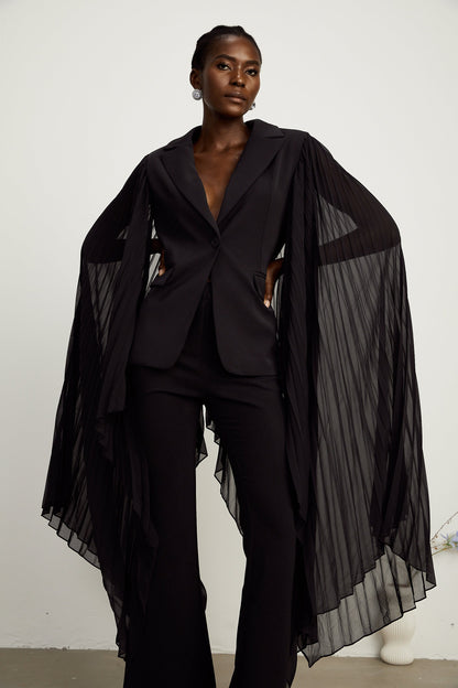 Justine tül blazer ceket