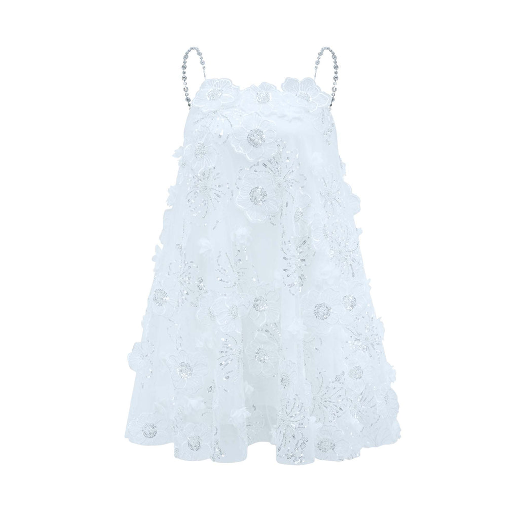 Suzette kristal mini elbise